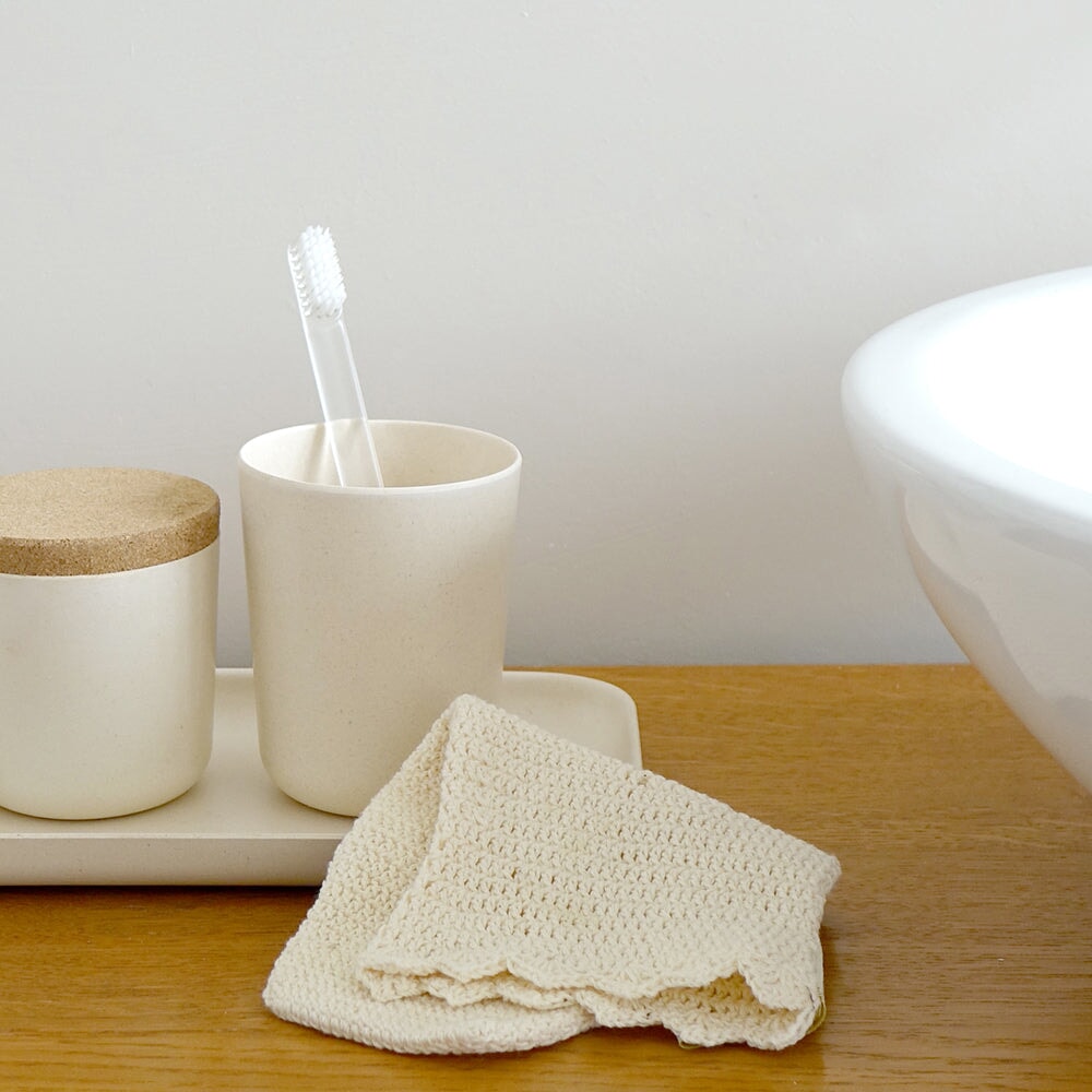 4-Piece Bathroom Counter Set #color_Off White