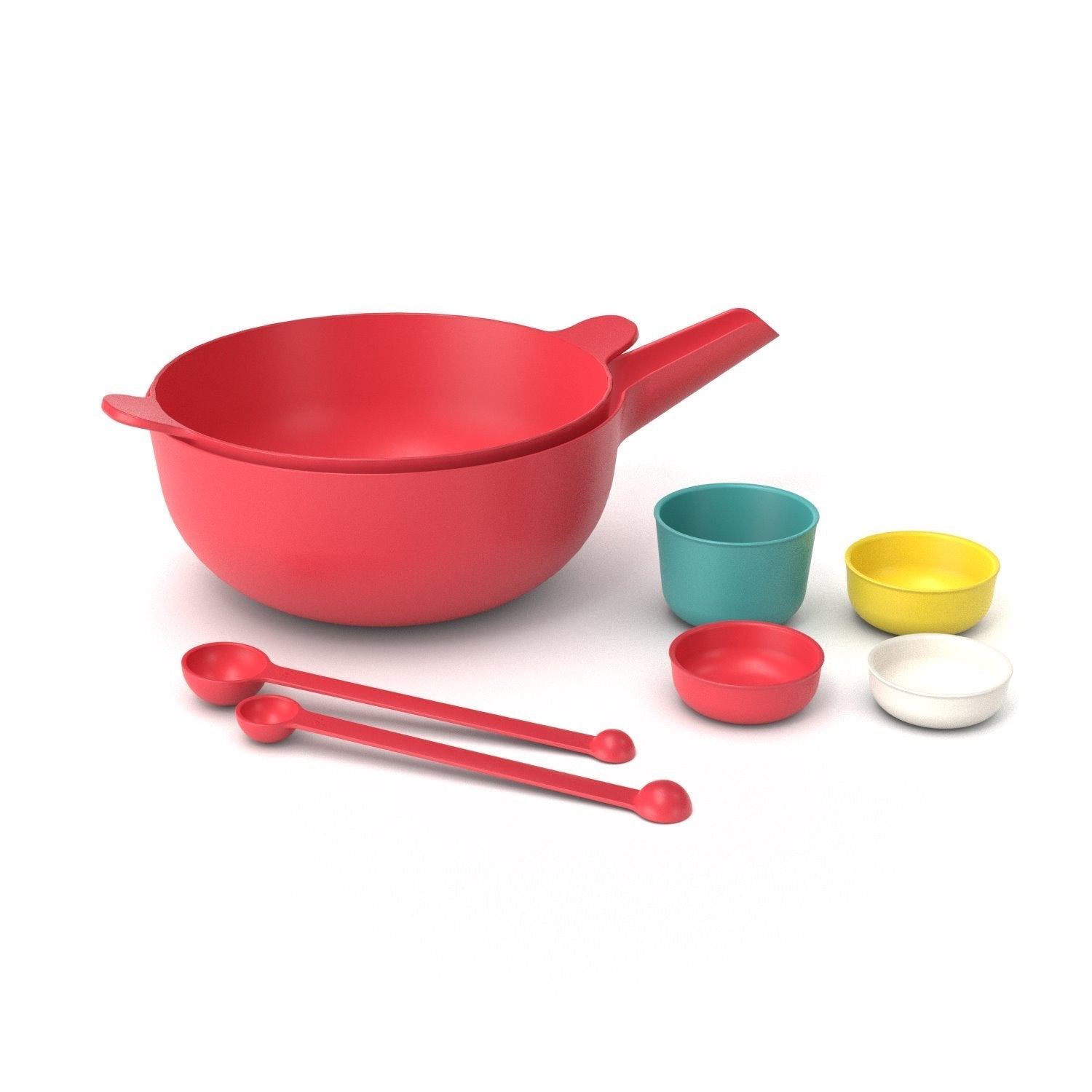 Kitchen Prep Essentials Set #color_Tomato