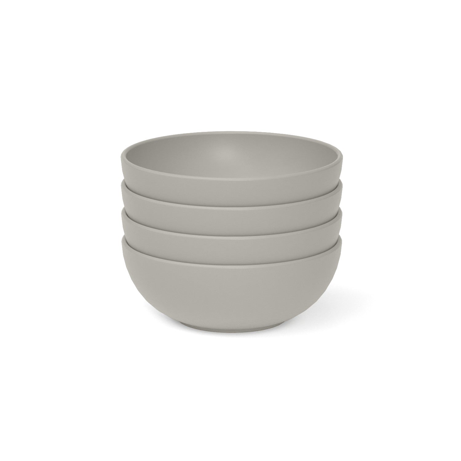 Round Cereal Bowl - Set of 4 #color_Stone