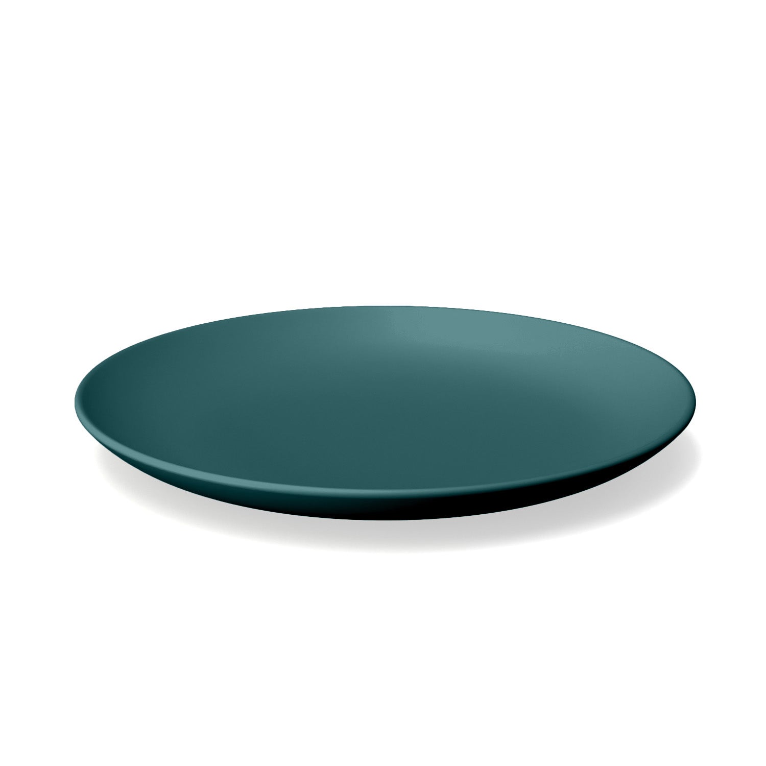 Round Medium Plate - Set of 4 #color_Blue Abyss