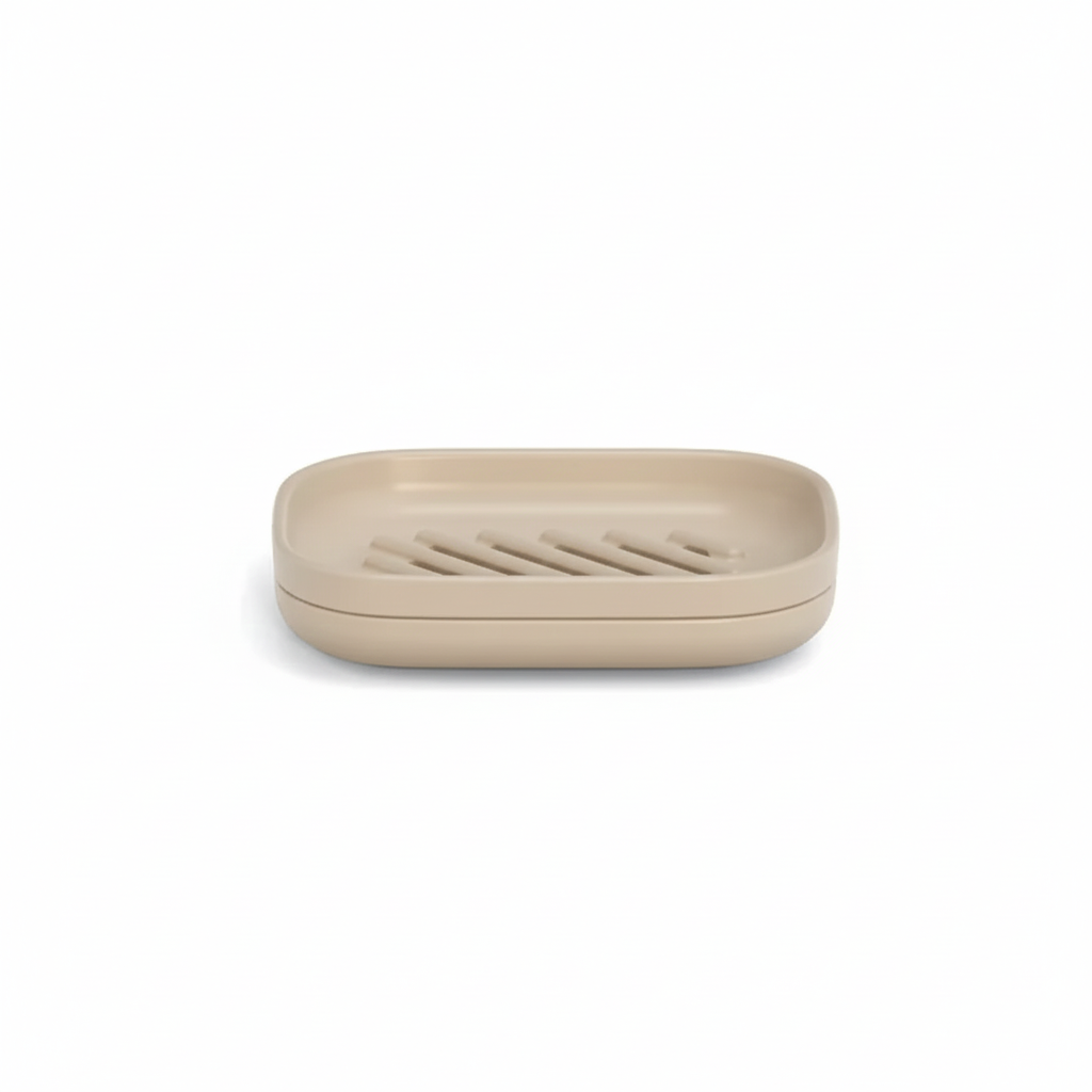 Self-Draining Soap Dish - Set of 2 #color_Sand