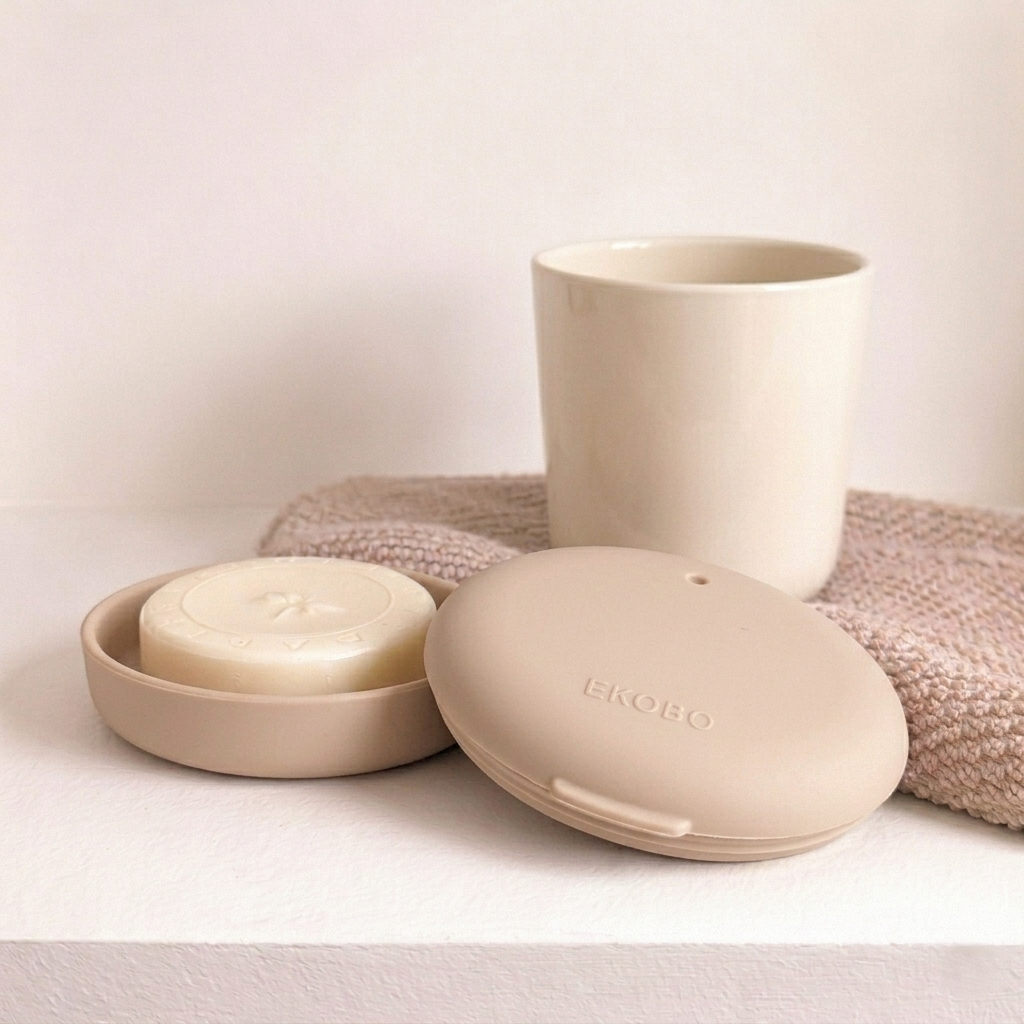 Oval Travel Soap Box #color_Sand