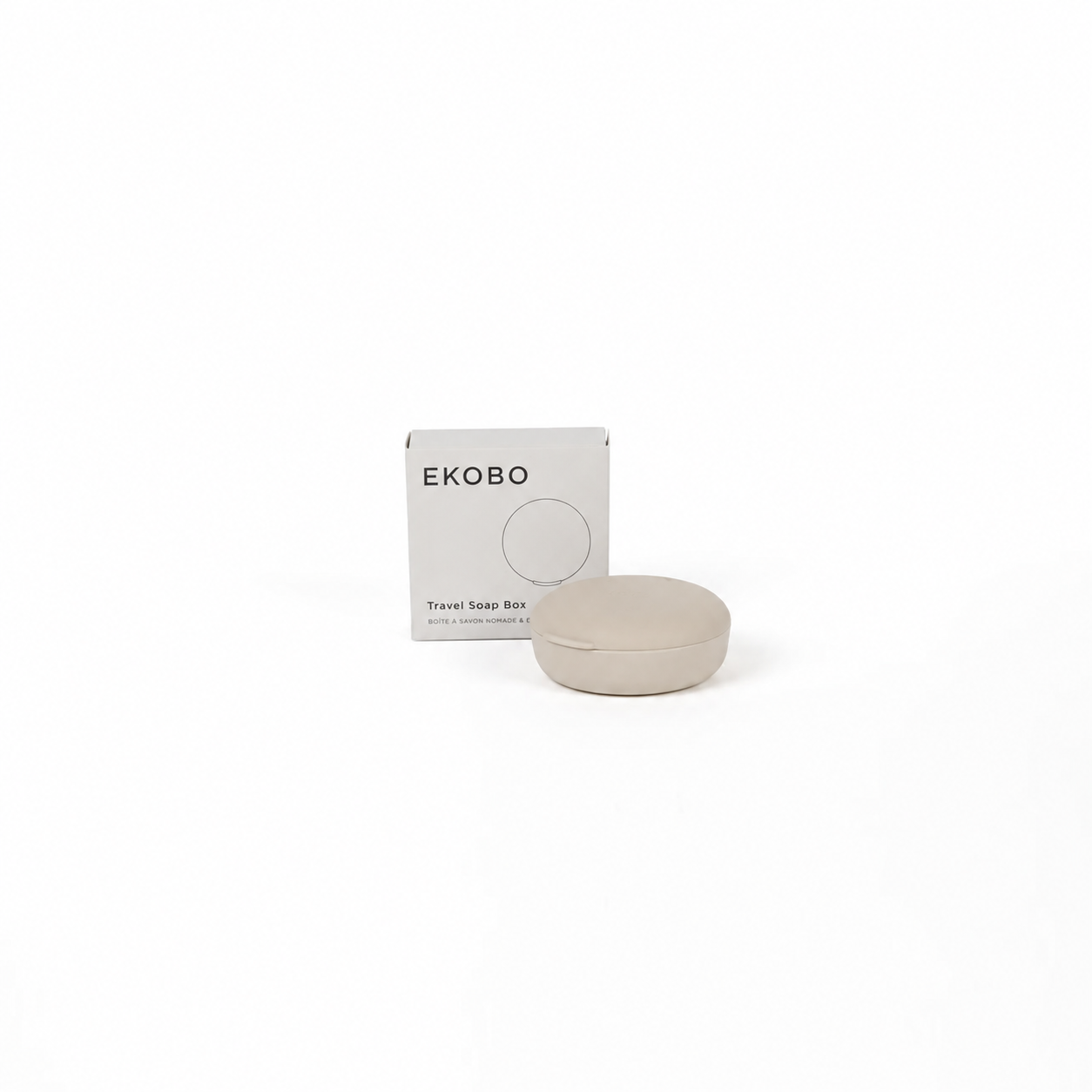 Round Travel Soap Box #color_Sand