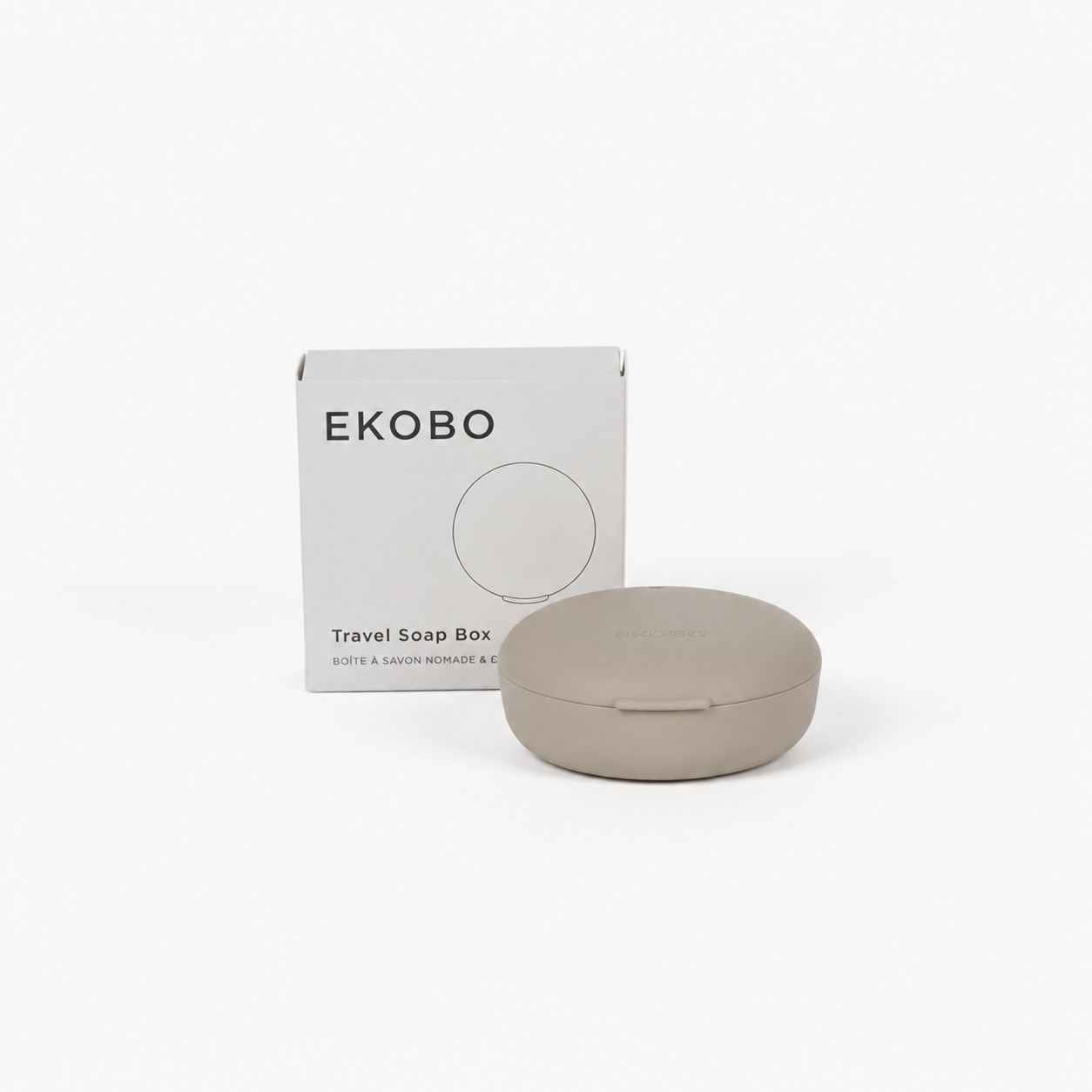 Round Travel Soap Box #color_Stone