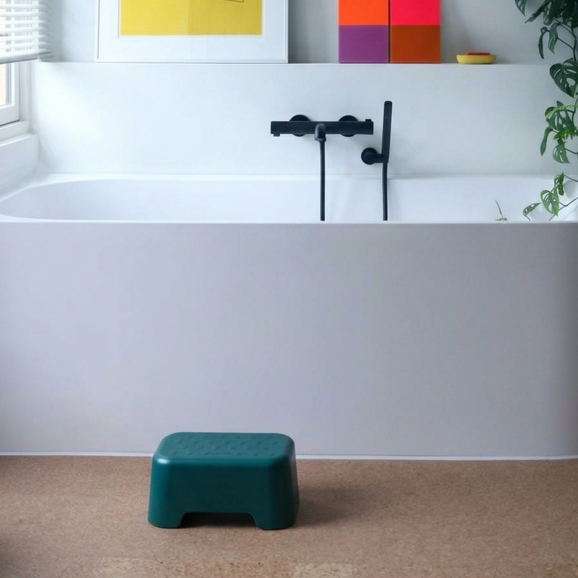 Kids Step Stool #color_Blue Abyss