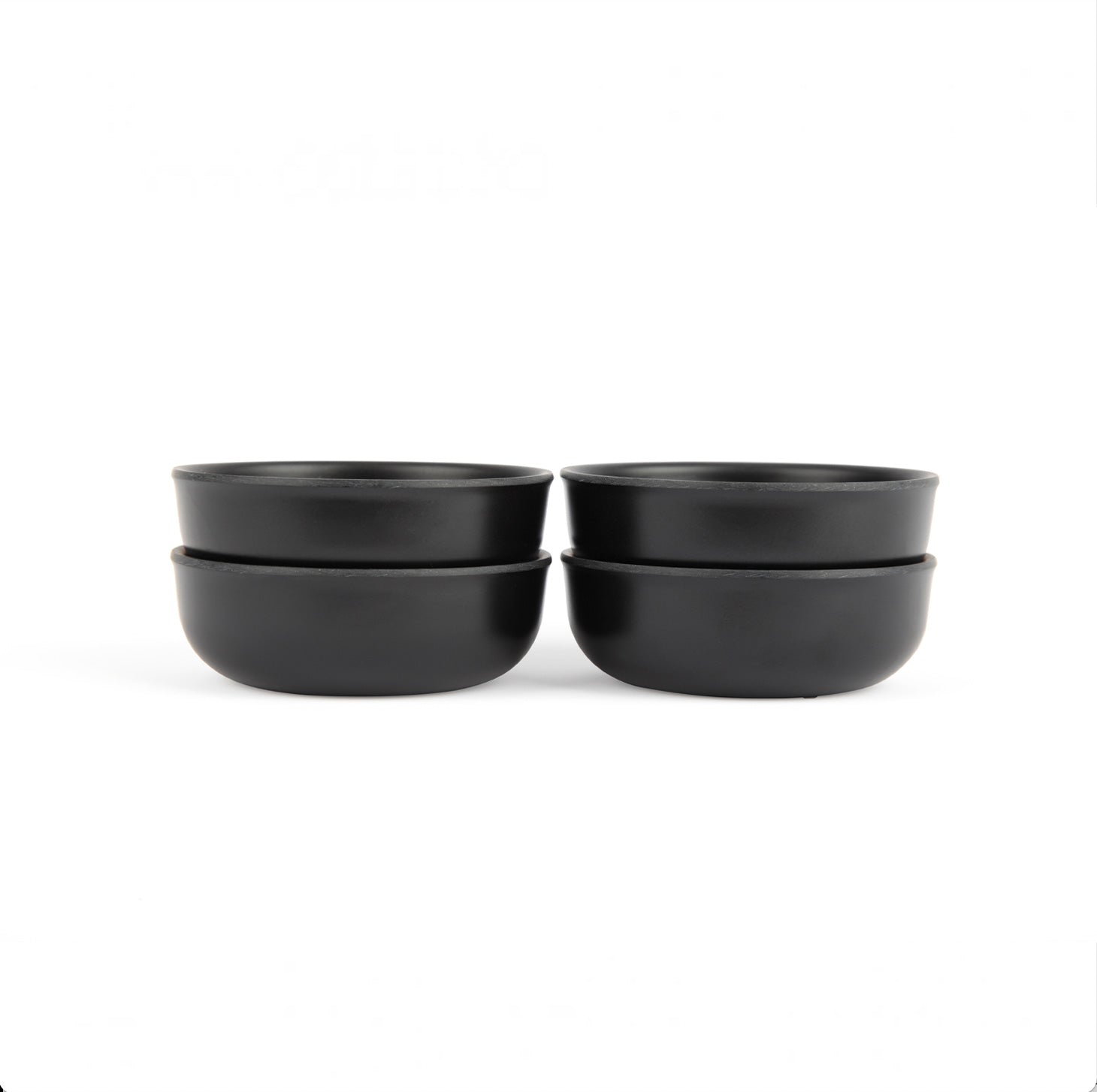 Small Pinch Bowls - Set of 4 #color_Black