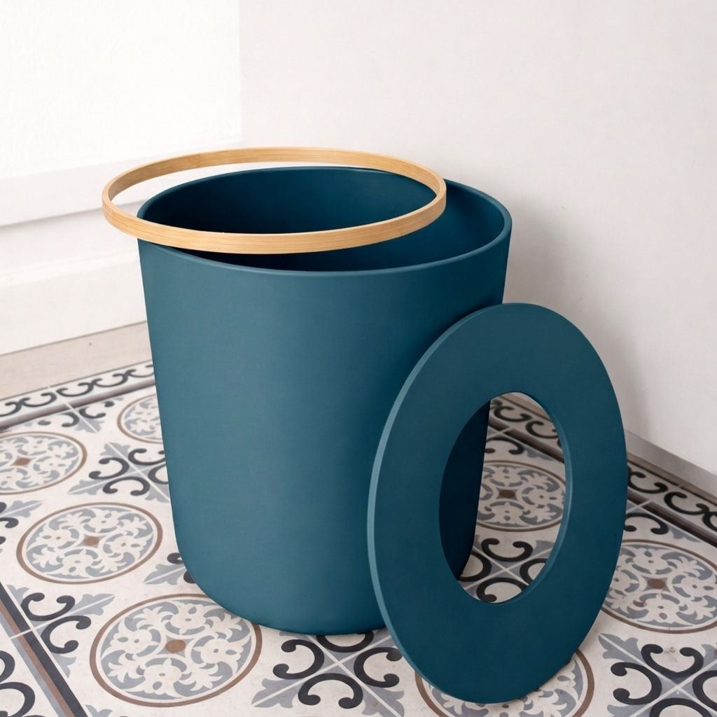 Bathroom Bin 6 L - Blue Abyss