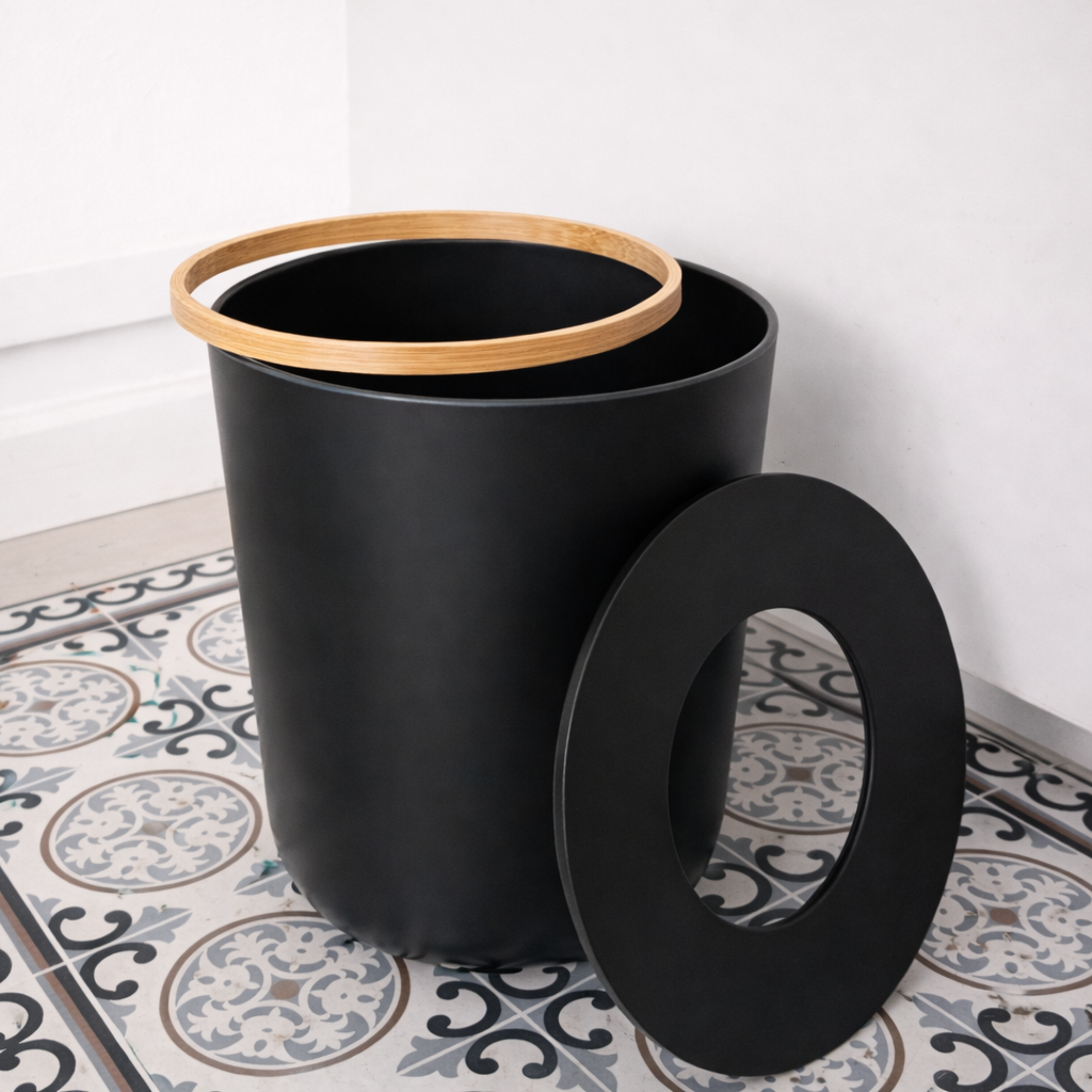 Bathroom Bin 6 L - Black
