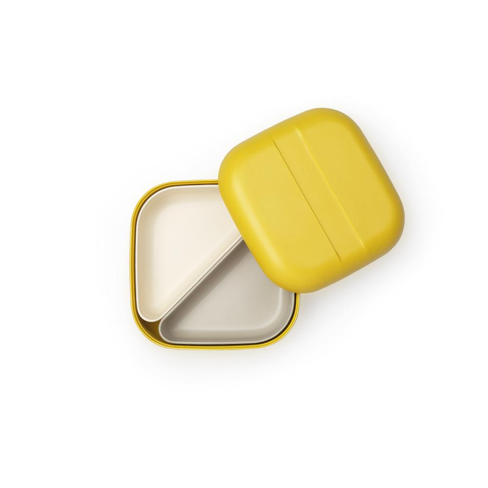 Square Bento Lunch Box #color_Lemon