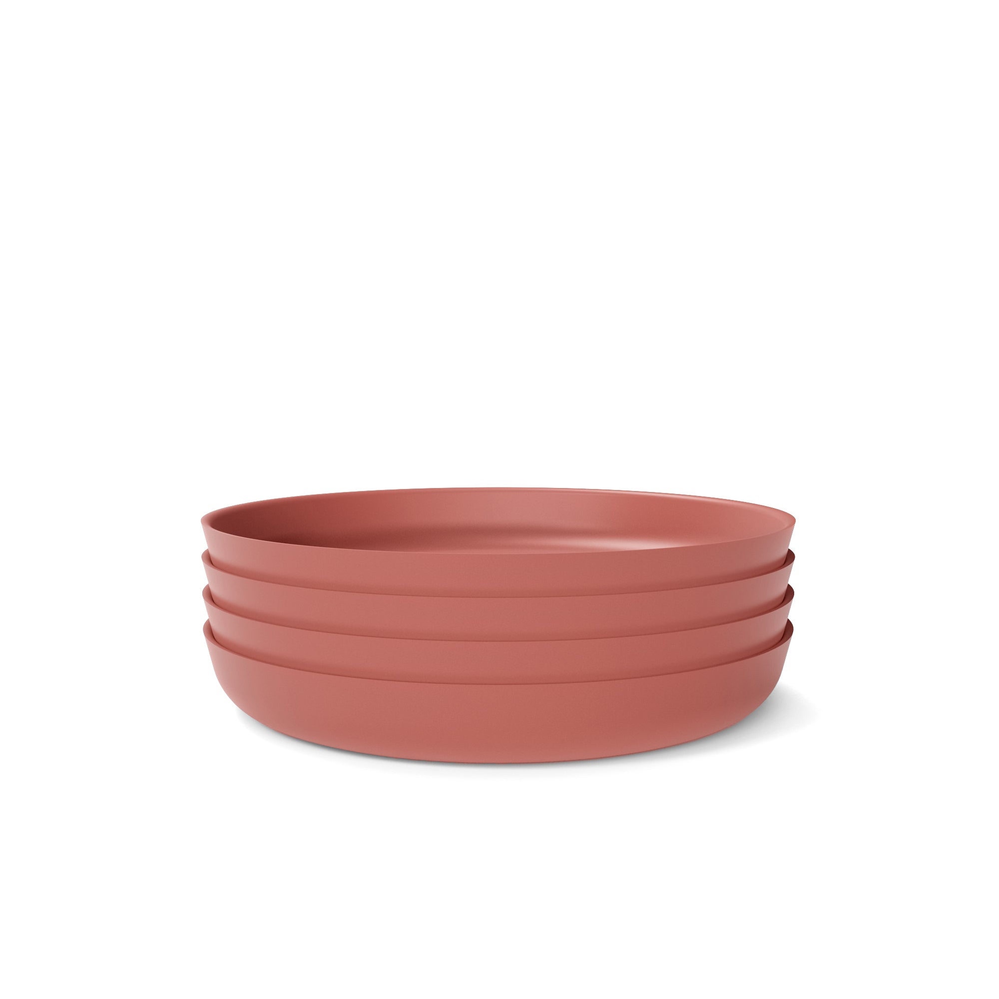 Kids Plate - Set of 4 #color_Terracotta