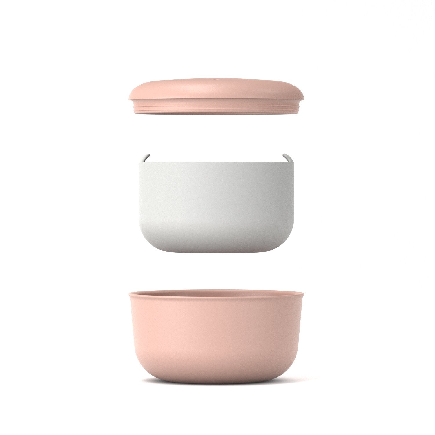 Lunch Set with heat-safe insert - 25 oz #color_Blush