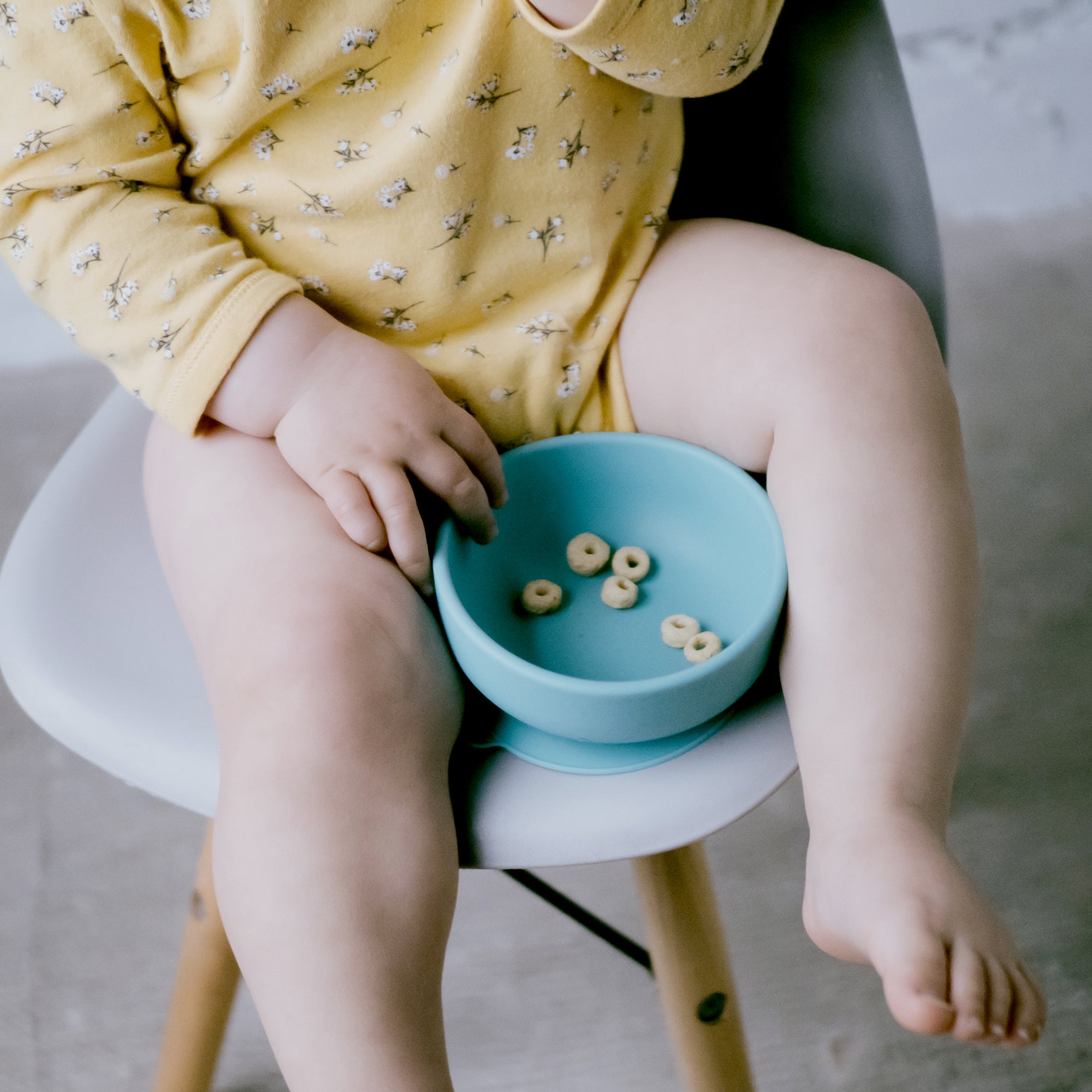 Silicone Suction Baby Bowl Set #color_Blue-Abyss-Lagoon
