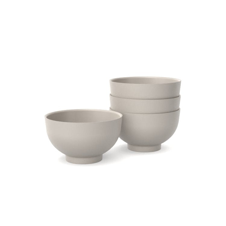 Rice Bowl - Set of 4 #color_Black