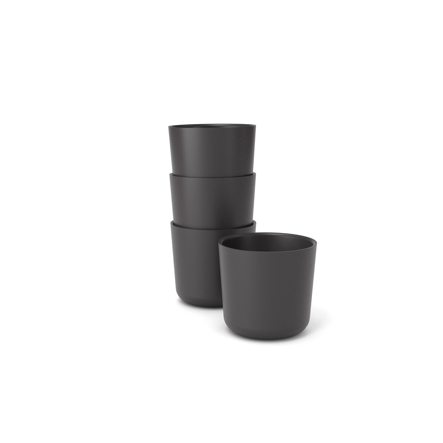 Small Cup - Set of 4 #color_Black