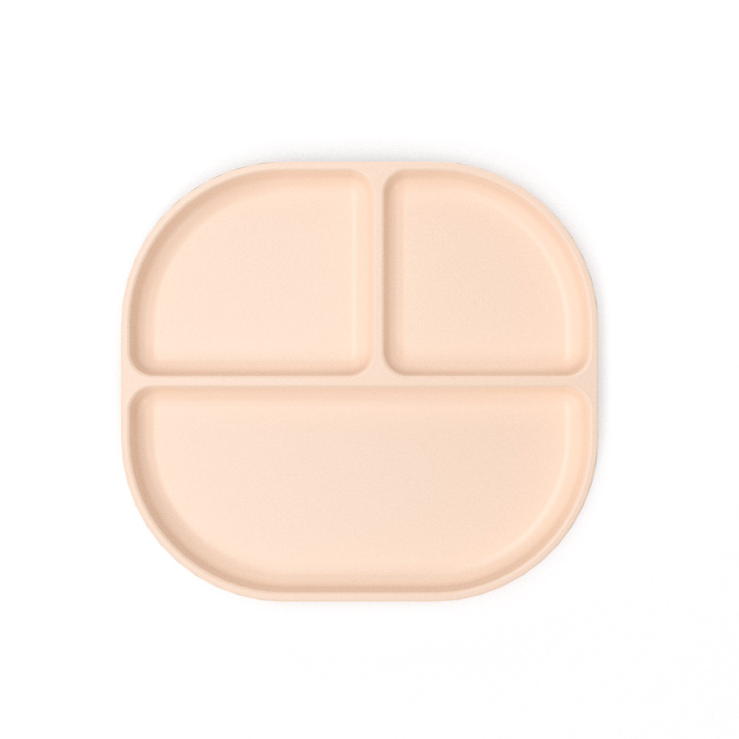 Divided Plate with rim - Set of 2 #color_Blush