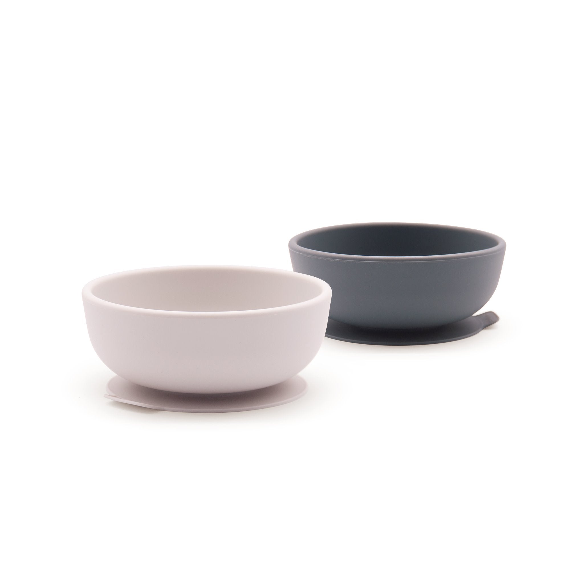 Silicone Suction Baby Bowl Set #color_Cloud / Storm