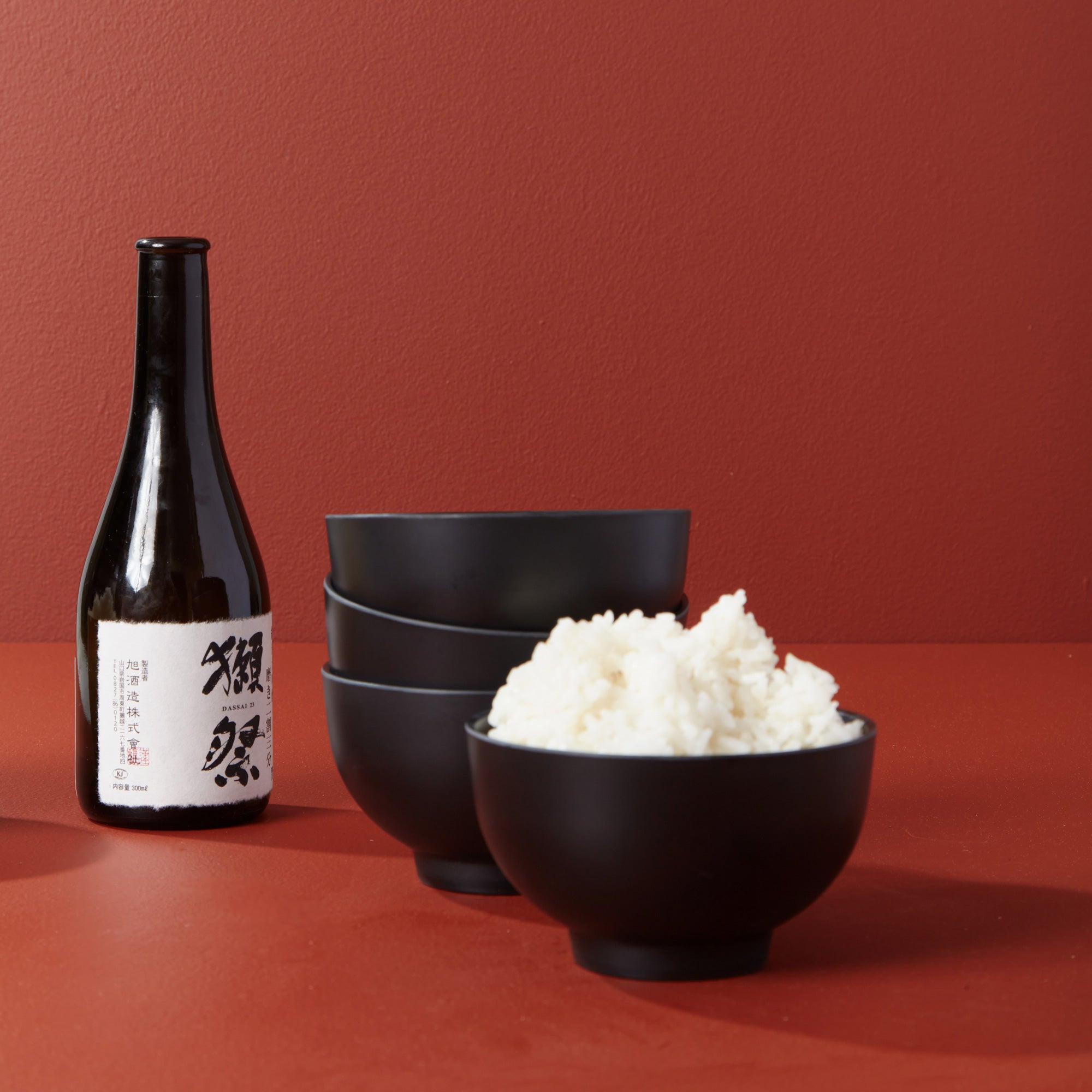 Rice Bowl - Set of 4 #color_Black
