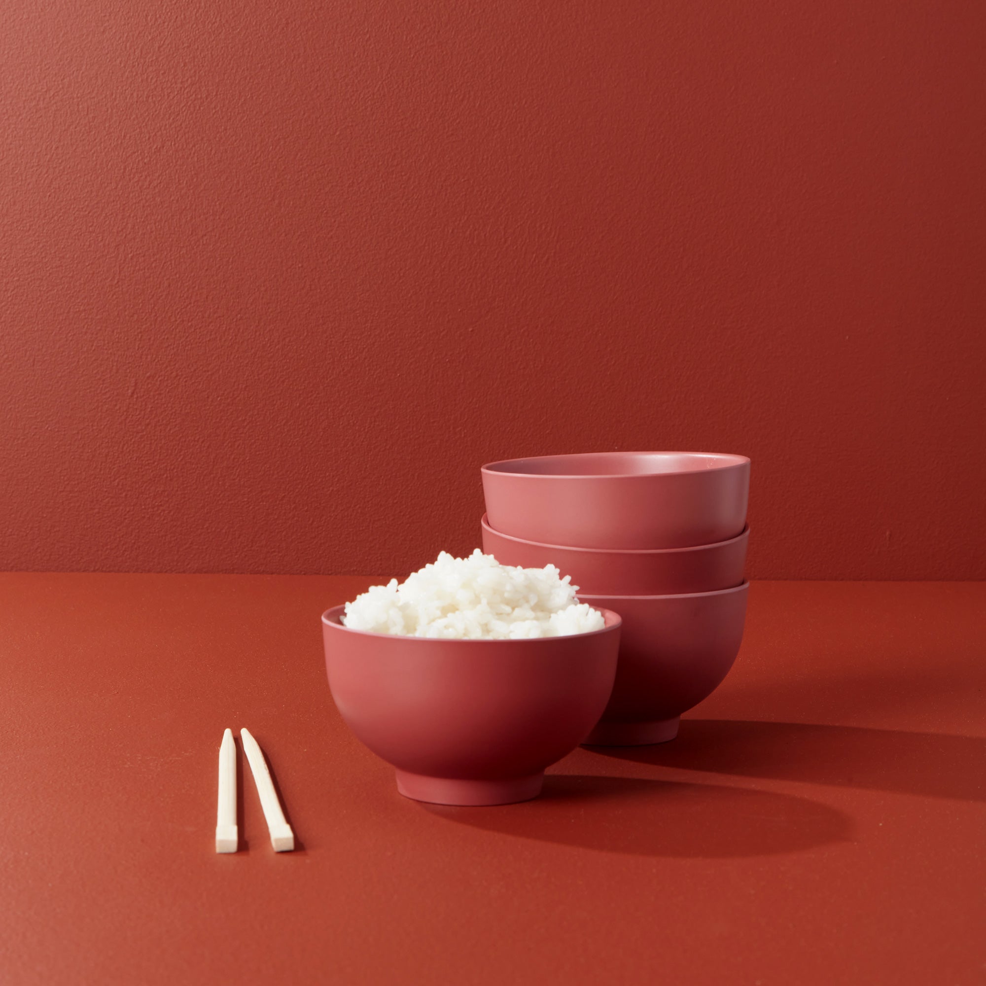 Rice Bowl - Set of 4 #color_Spice