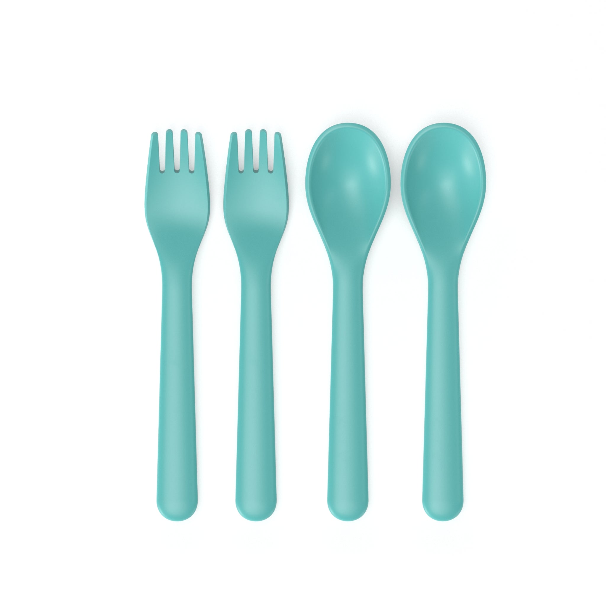 Reusable Cutlery Set Duos #color_Lagoon