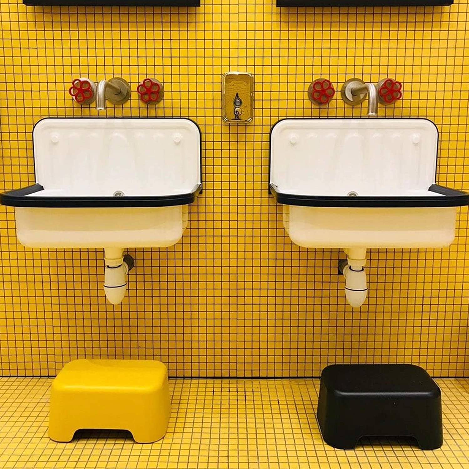 Kids Step Stool #color_Black