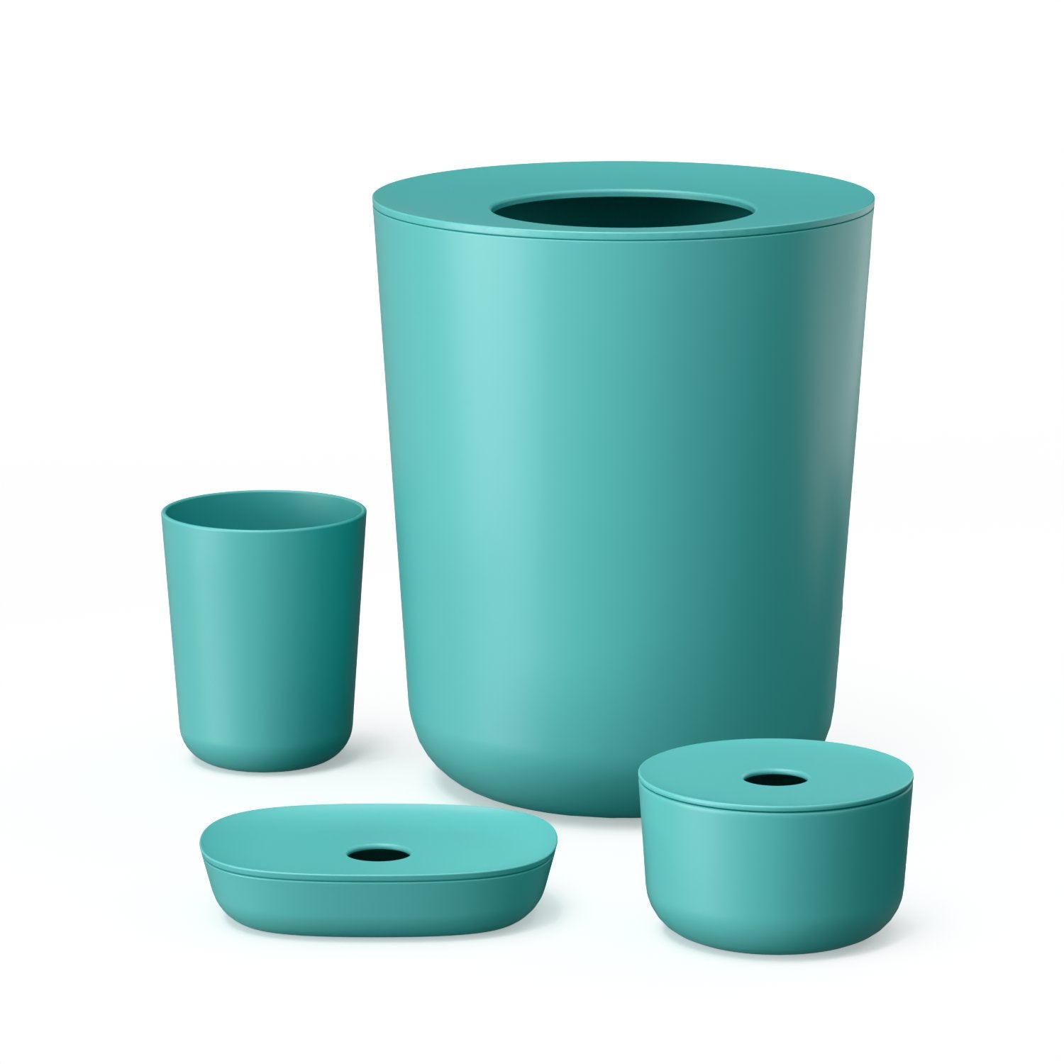 4-Piece Bathroom Set #color_Lagoon