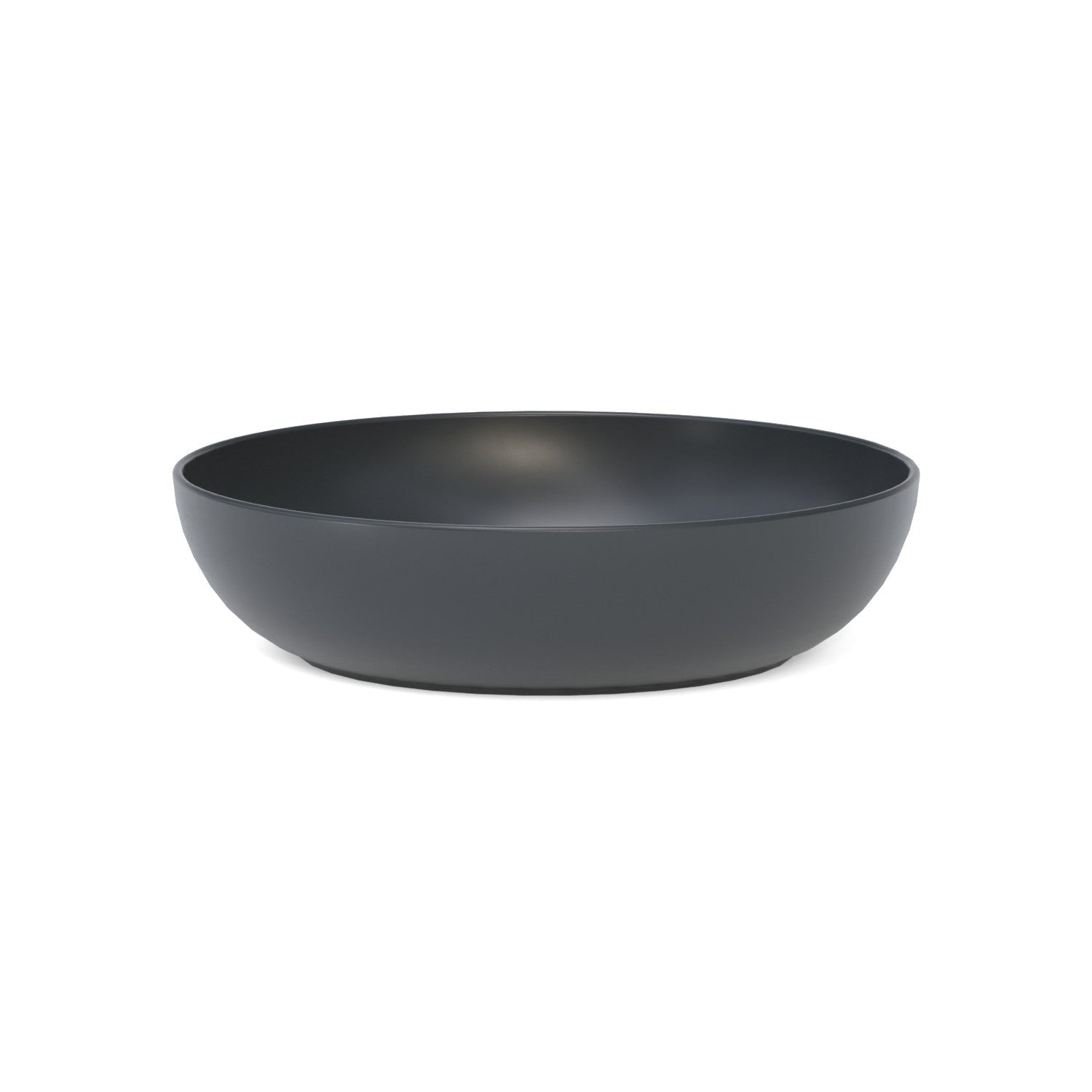 Medium Round Salad Bowl #color_Black