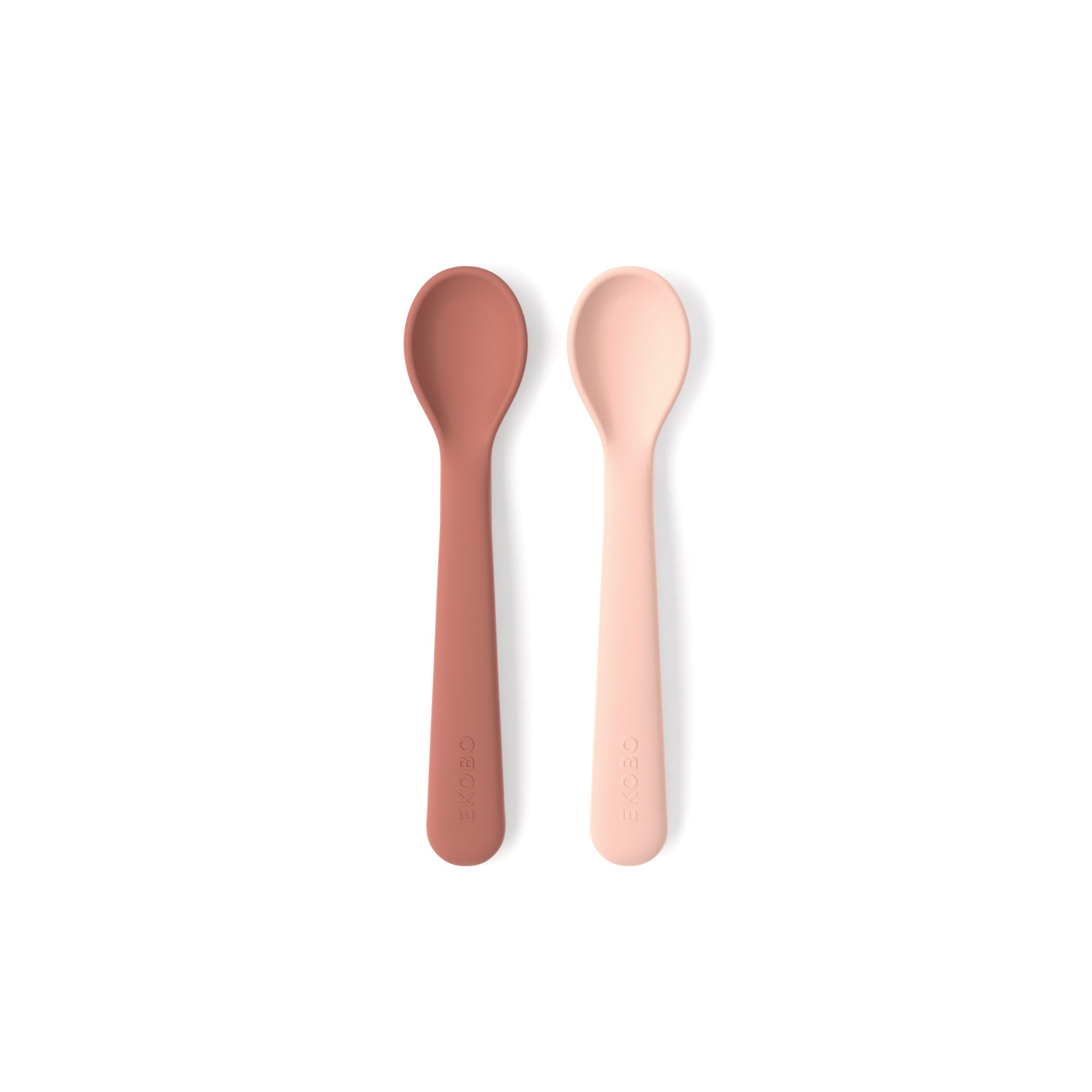 Silicone Spoon Set #color_Blush-Terracotta