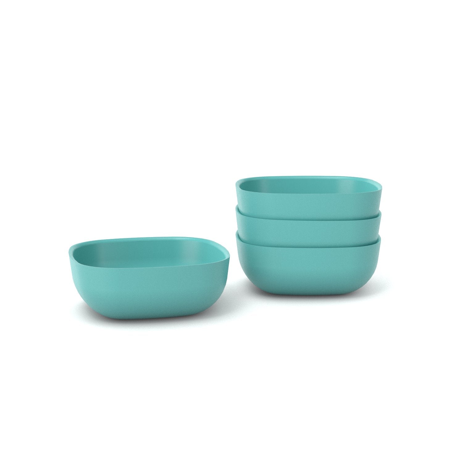 Cereal Bowl - Set of 4 #color_Lagoon