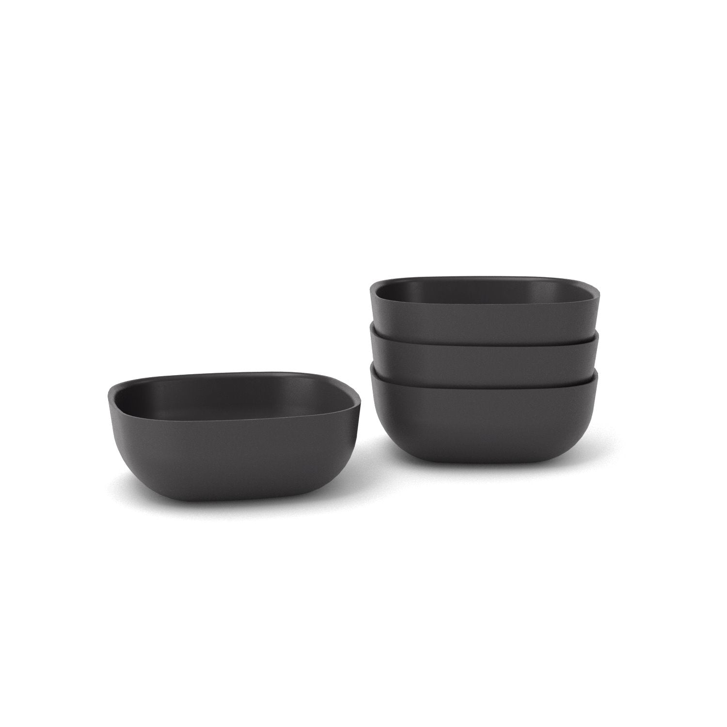 Cereal Bowl - Set of 4 #color_Black