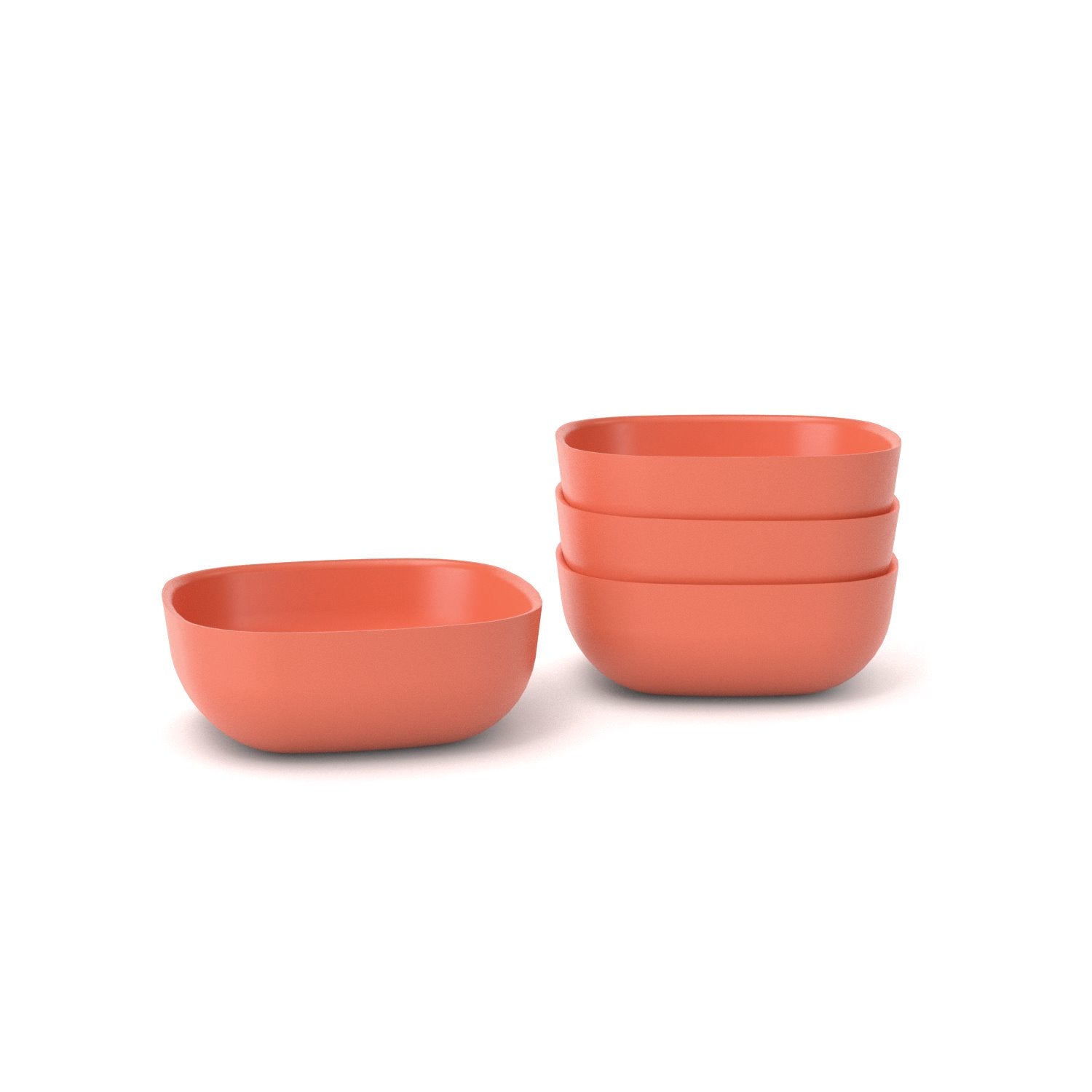Cereal Bowl - Set of 4 #color_Persimmon
