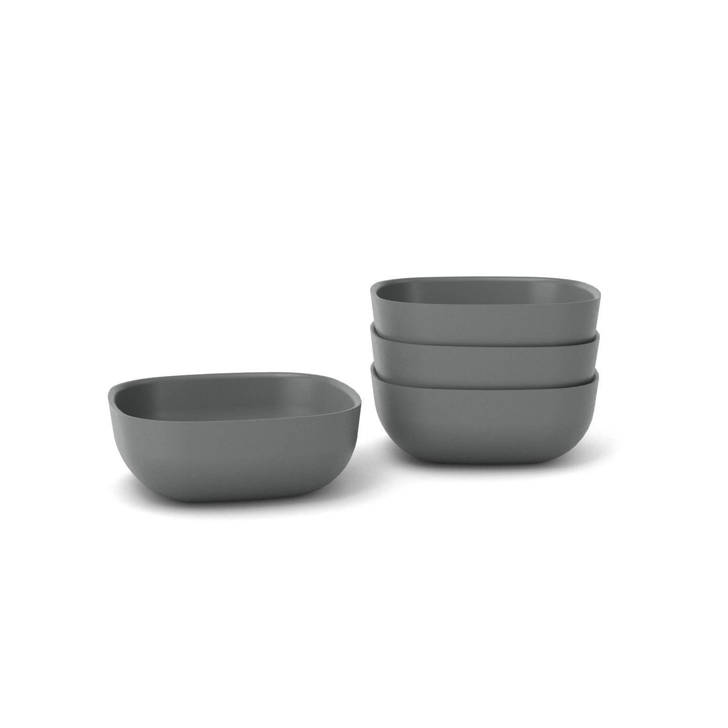 Cereal Bowl - Set of 4 #color_Smoke