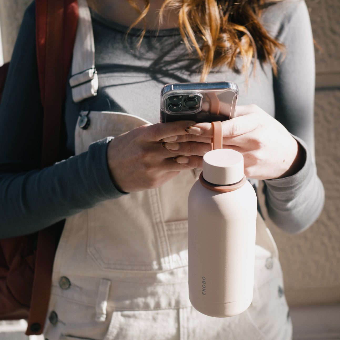 Insulated Reusable Bottle - 16 oz #color_Blush
