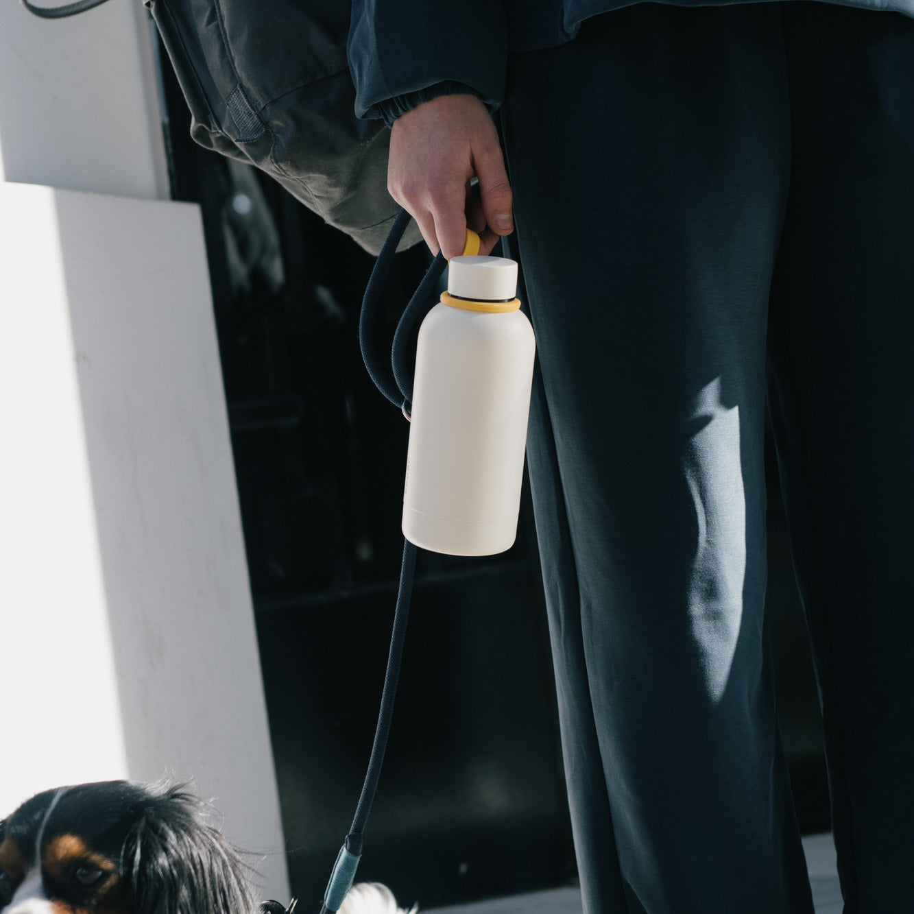 Insulated Reusable Bottle - 12 oz #color_Ivory