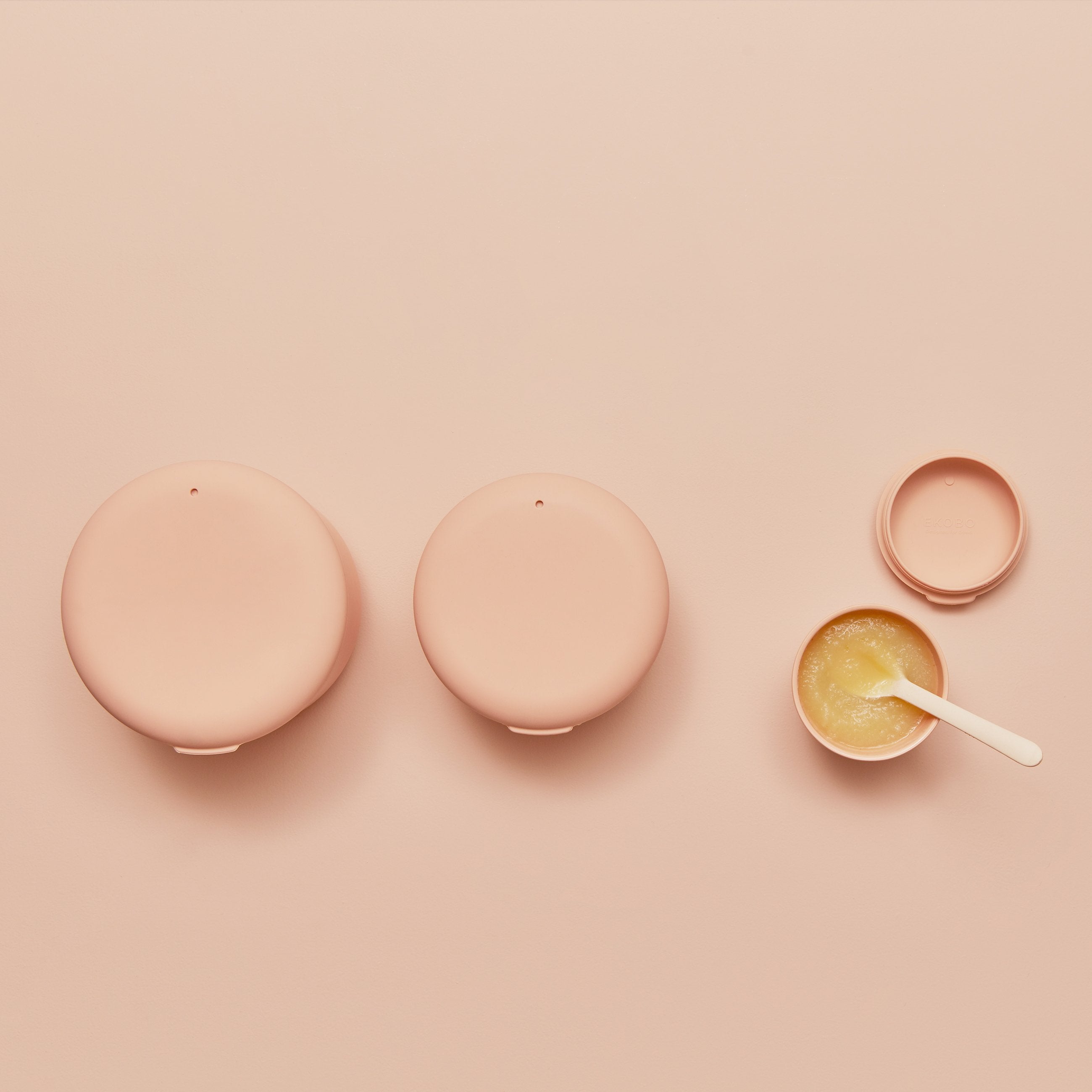 Lunch Set with heat-safe insert - 40 oz #color_Blush