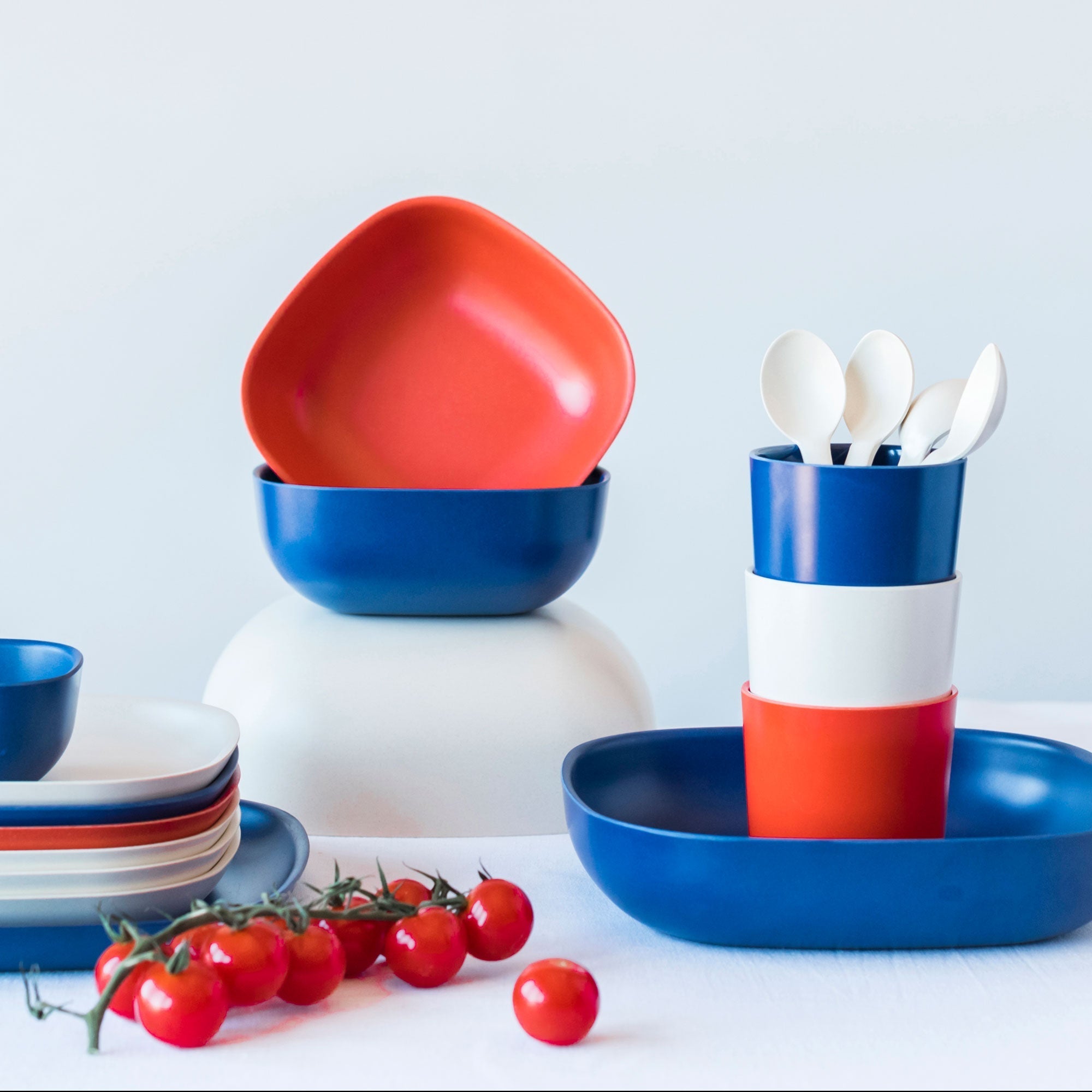 Pasta Salad Bowl - Set of 4 #color_Royal-Blue