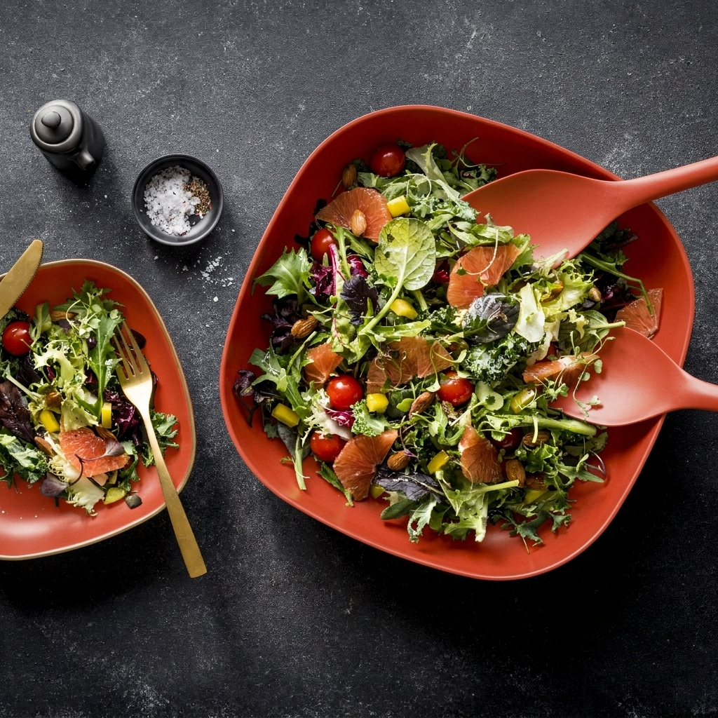 Large Salad Bowl - Persimmon