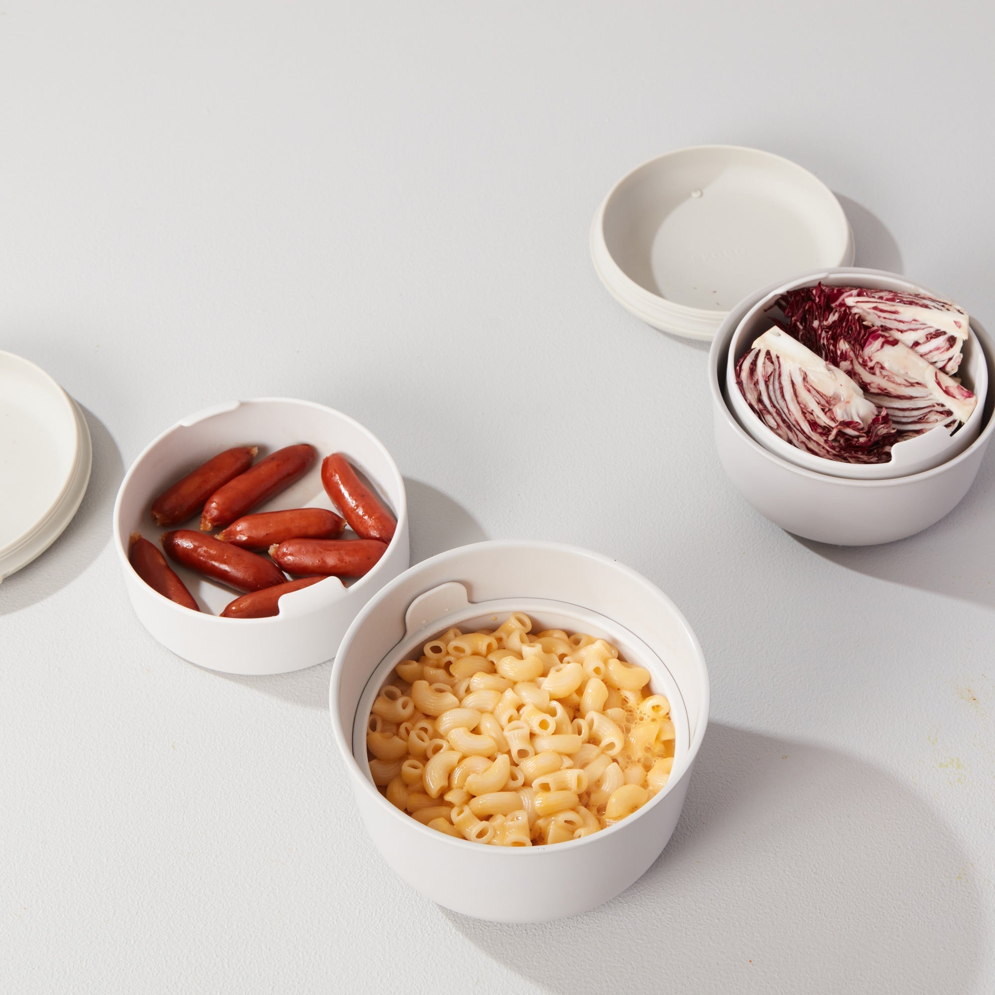 Lunch Set with heat-safe insert - 25 oz #color_Cloud