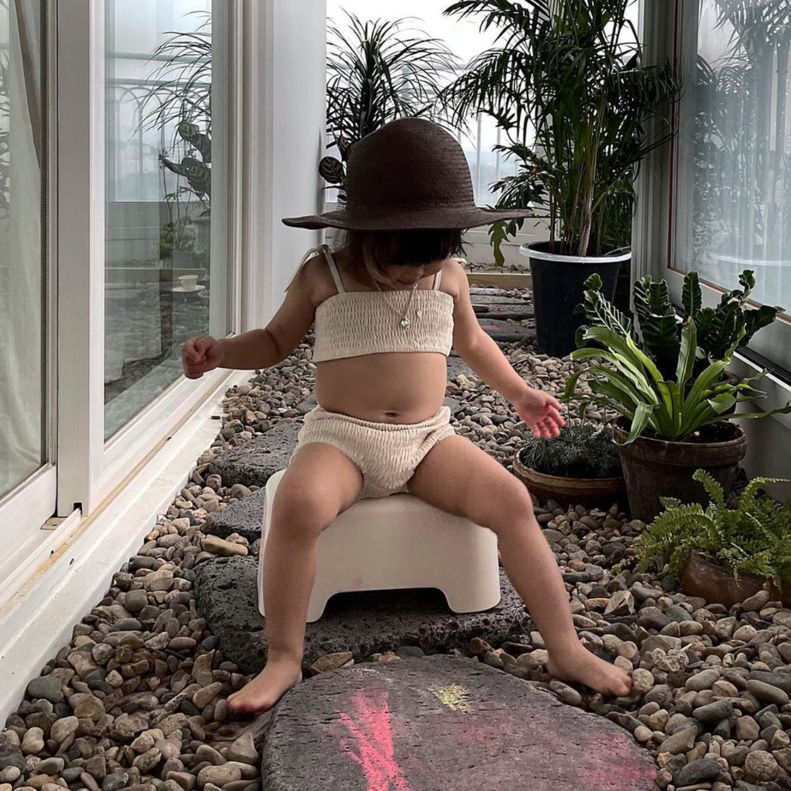 Kids Step Stool #color_Off White