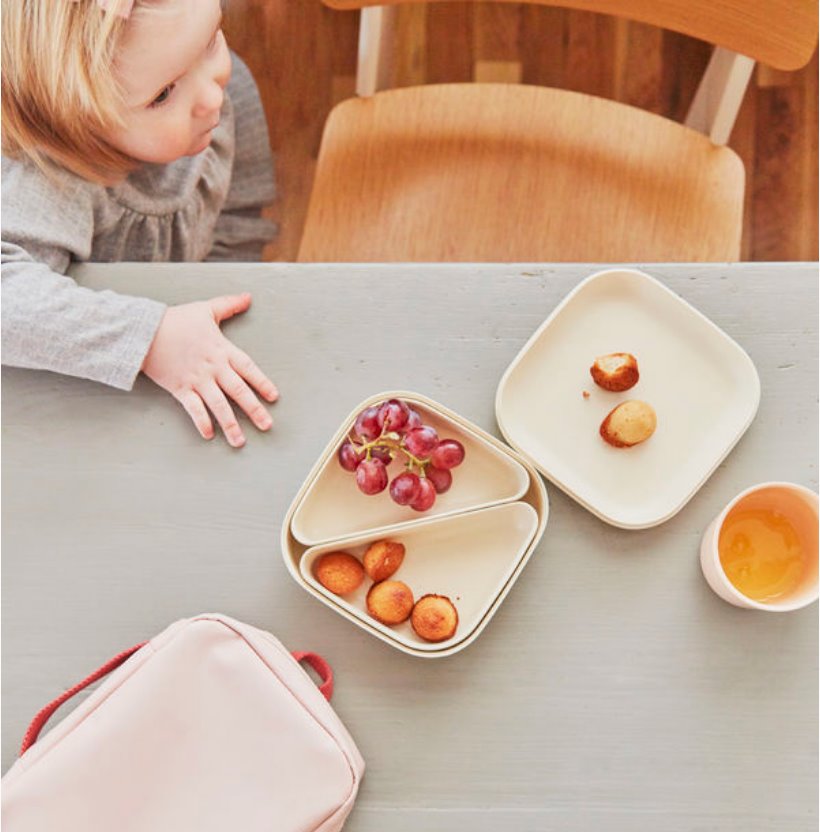 Square Bento Lunch Box #color_Off White