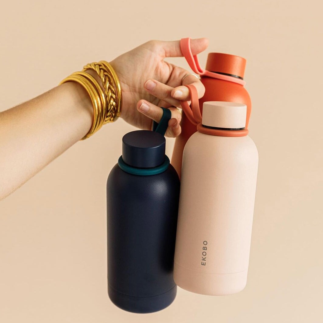 Insulated Reusable Bottle - 12 oz #color_Midnight Blue