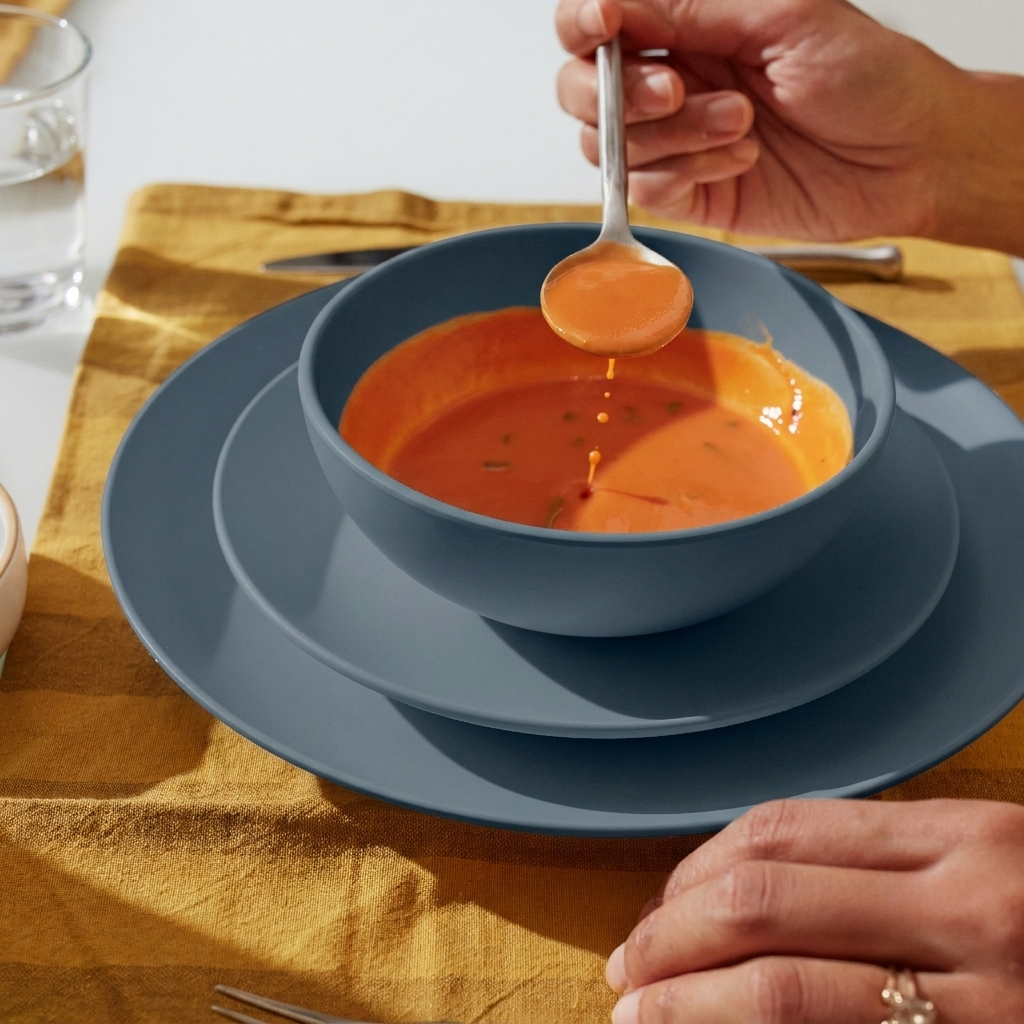 Dining Essentials - 12 Piece Round Set #color_Storm