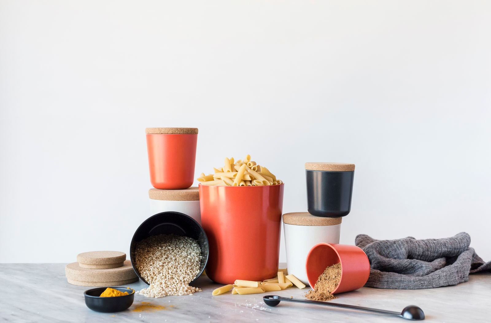 Duo Storage Jar XL & XXL - Persimmon