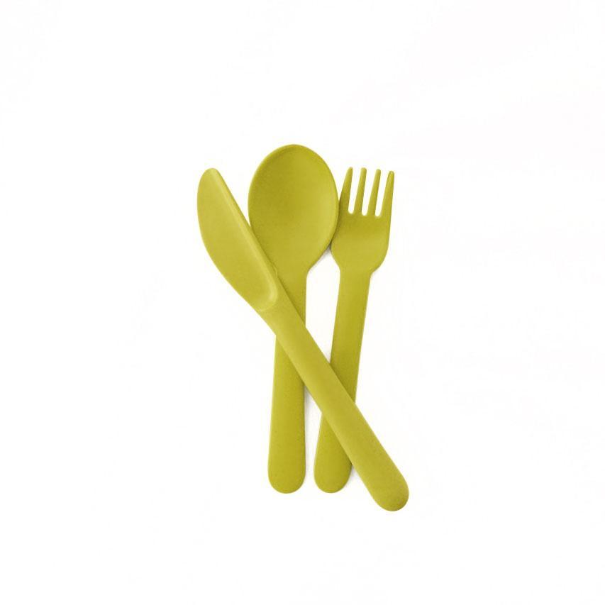 Reusable Cutlery Set #color_Lime
