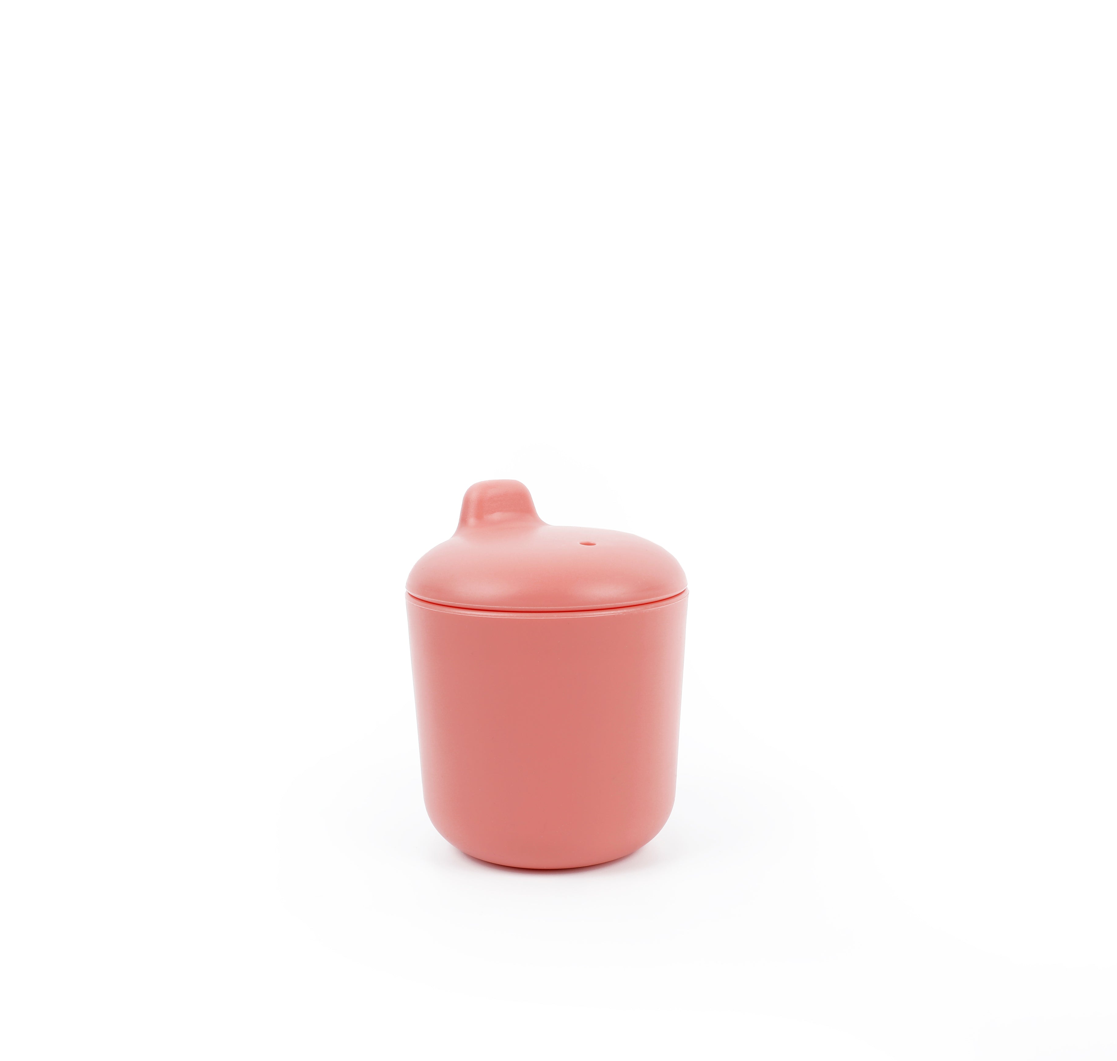 Silicone Leakproof Sippy Cup #color_Coral