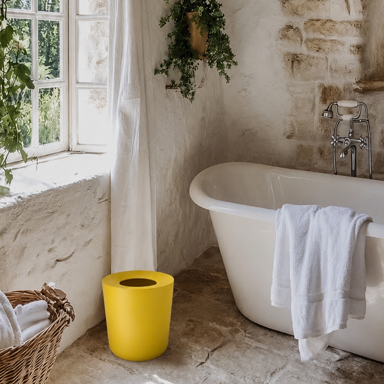 Bathroom Bin 6 L #color_Lemon