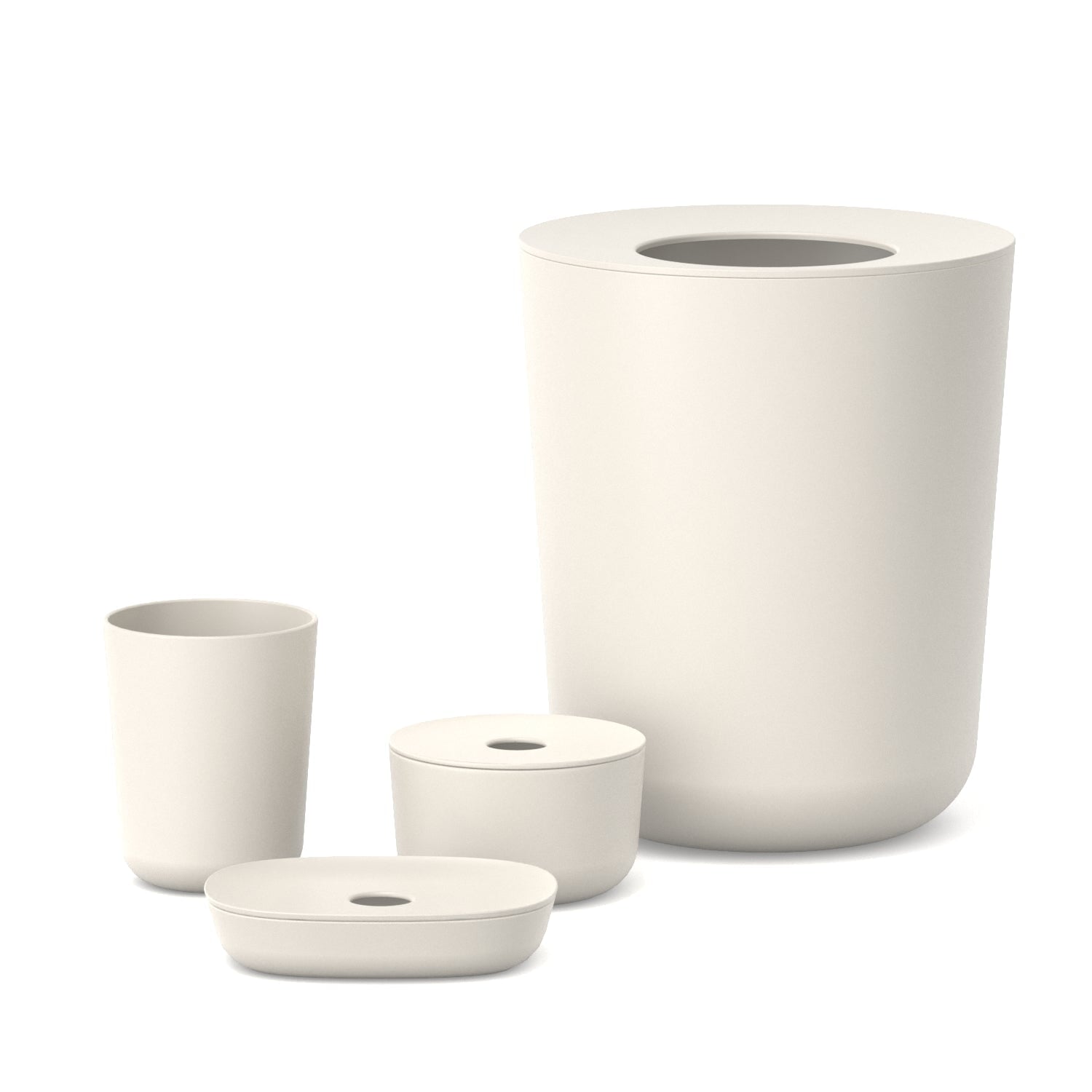 Bathroom Bin 6 L #color_Off White