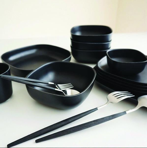 Cereal Bowl - Set of 4 #color_Black