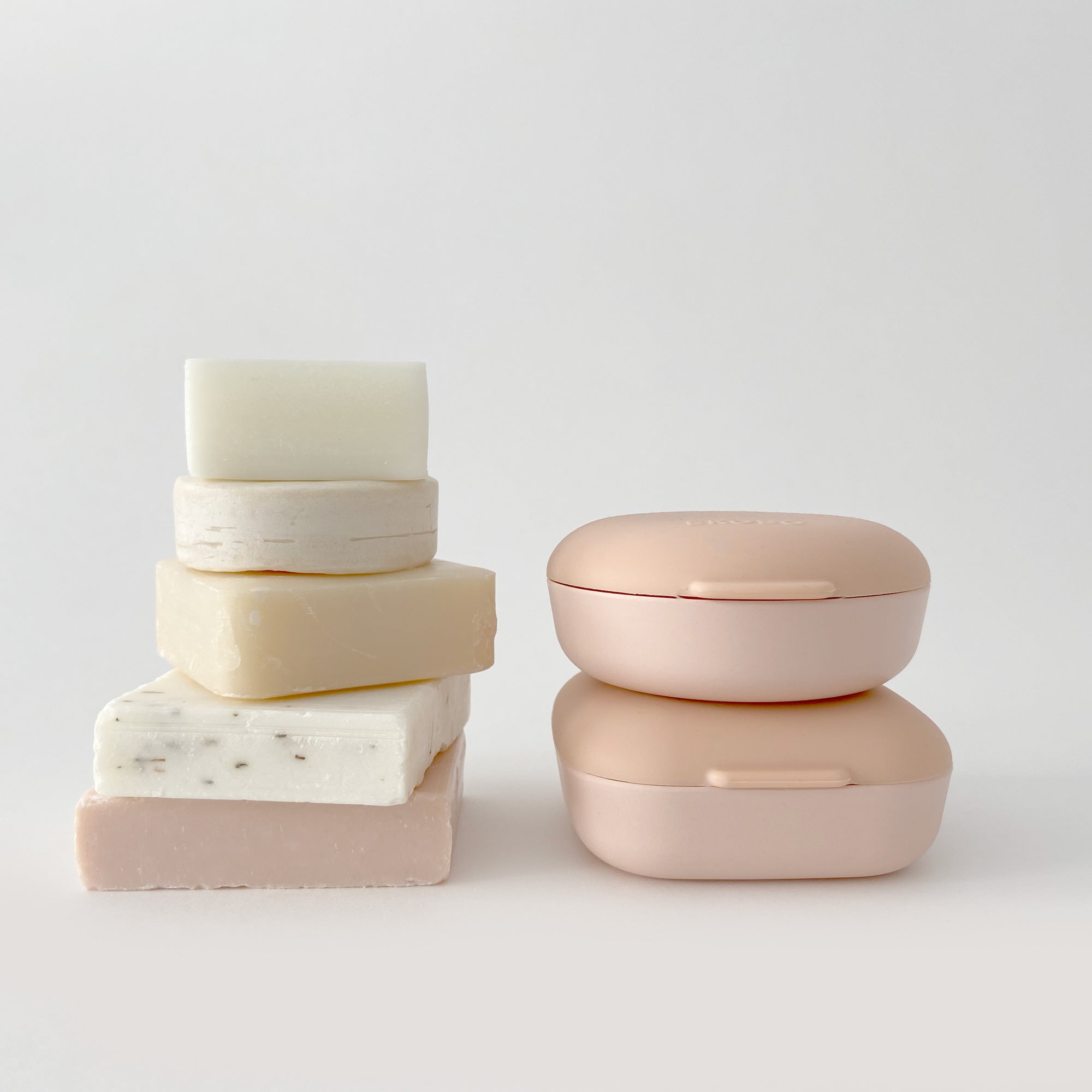 Round Travel Soap Box #color_Blush