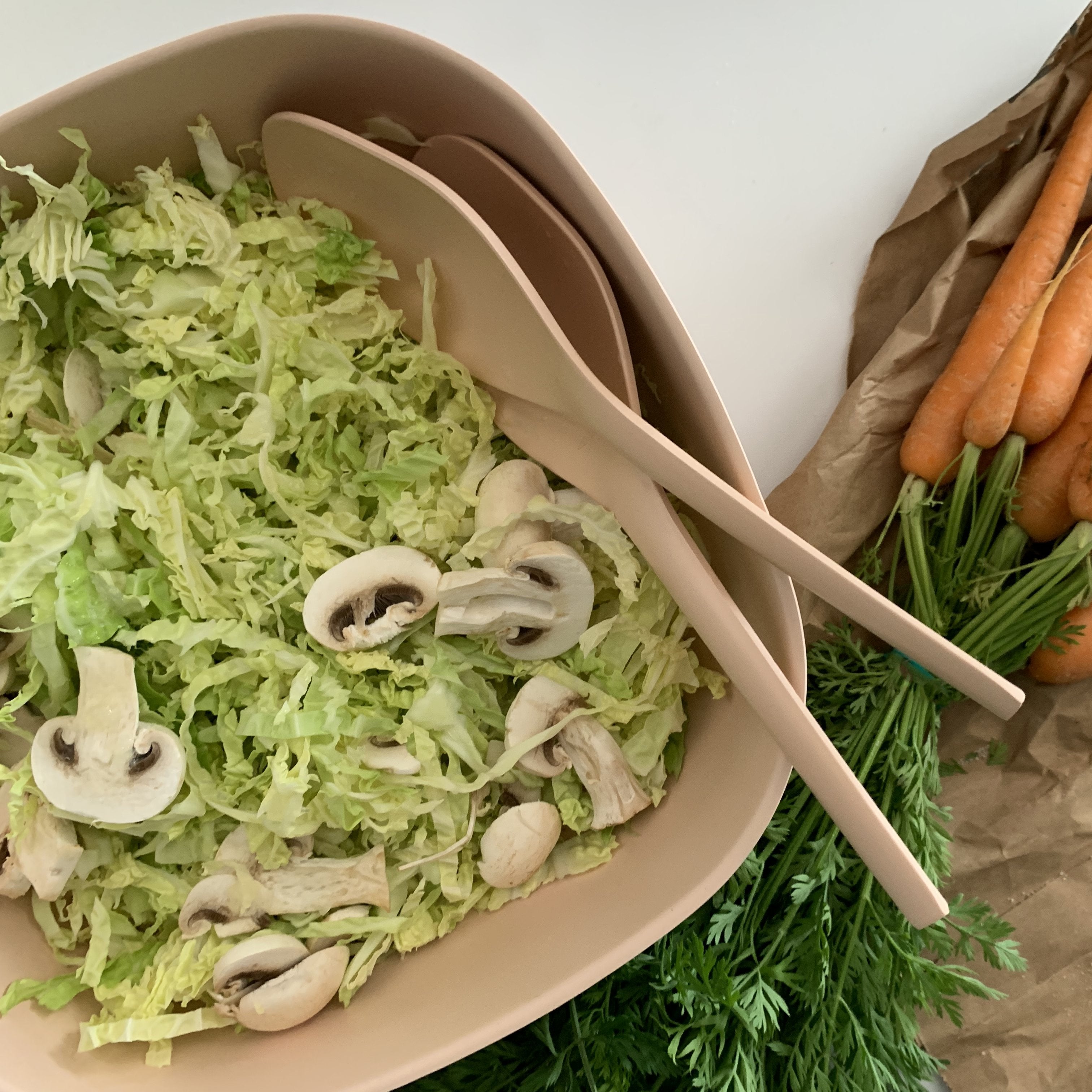 Large Salad Bowl #color_Blush