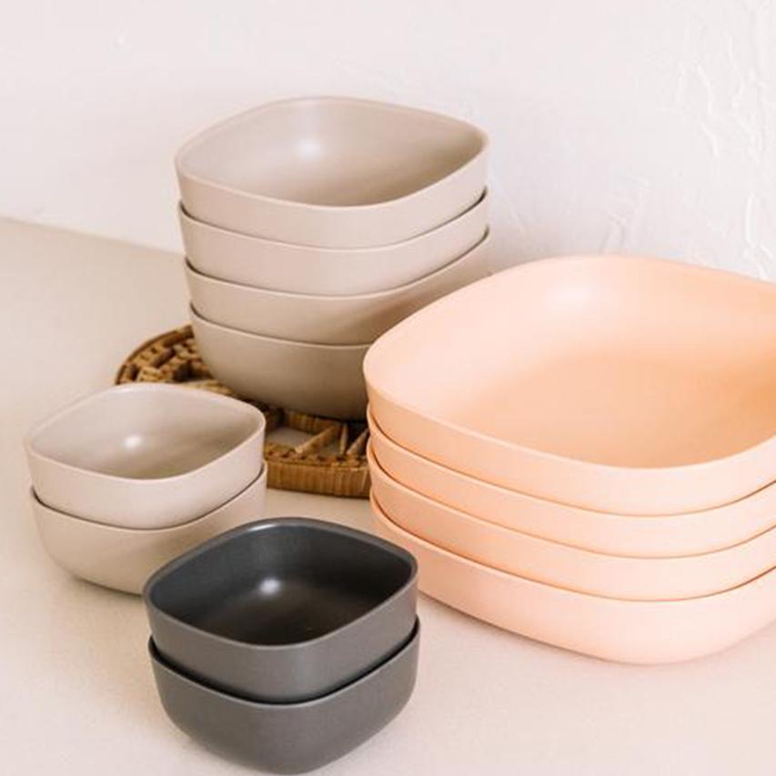 Pasta Salad Bowl - Set of 4 #color_Blush
